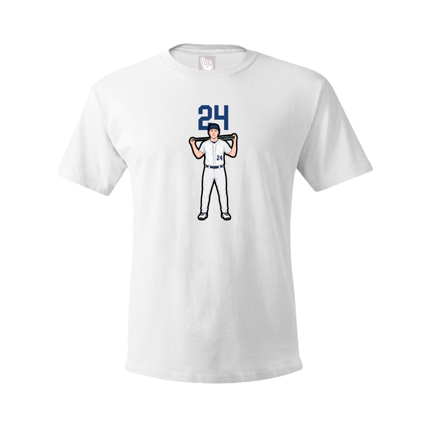 Tee — Number Top in White