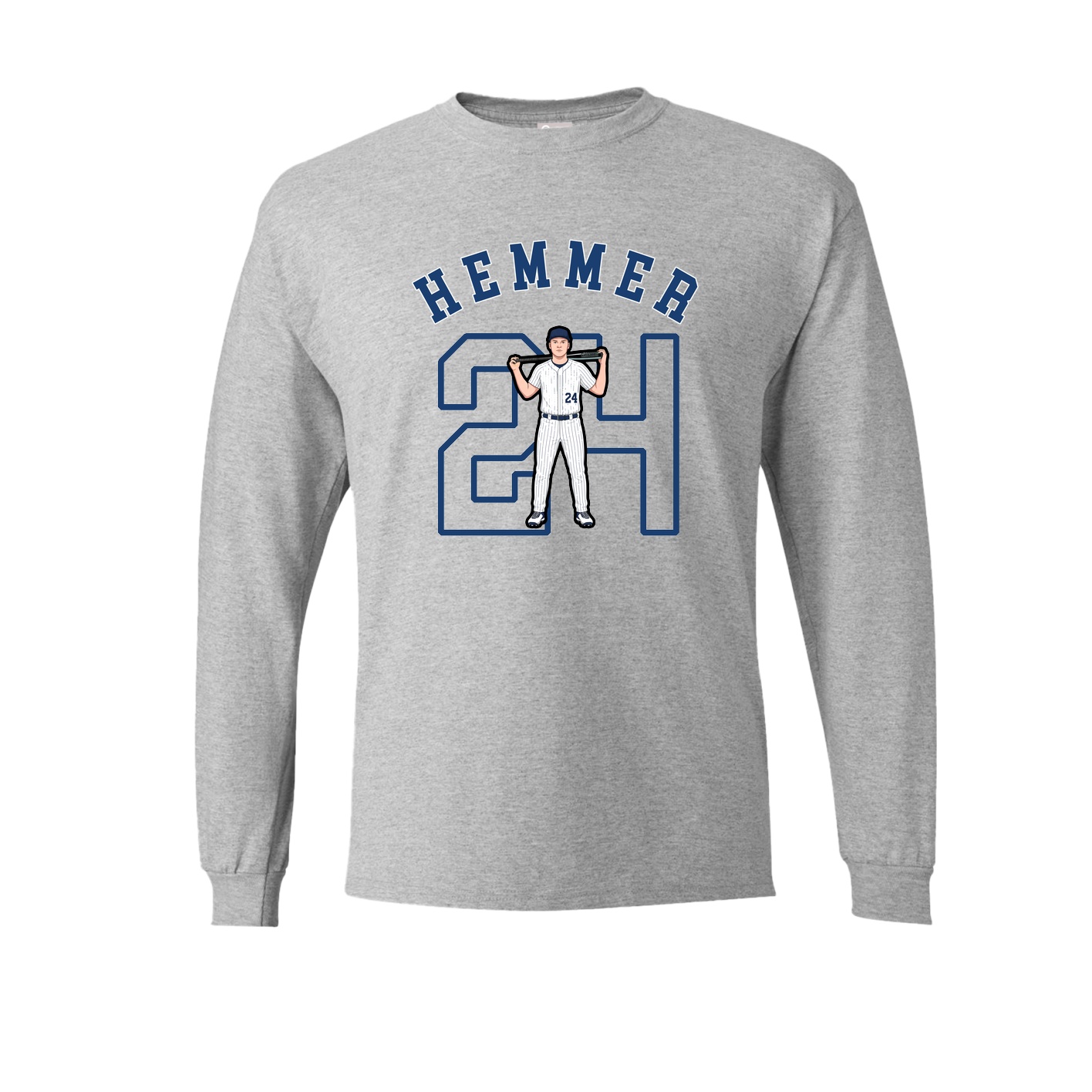 Long Sleeve Tee — Shirsey Arch in Grey