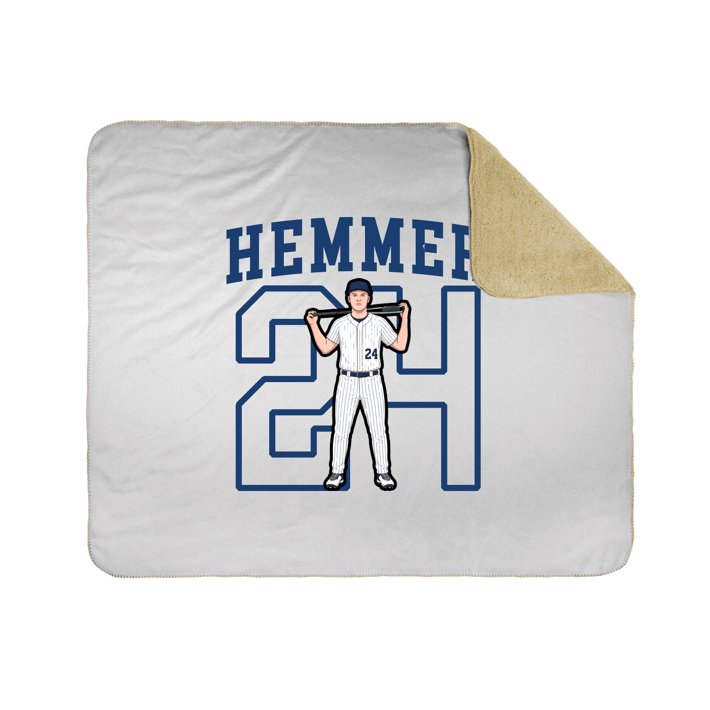 Throw Blanket — Shirsey in White