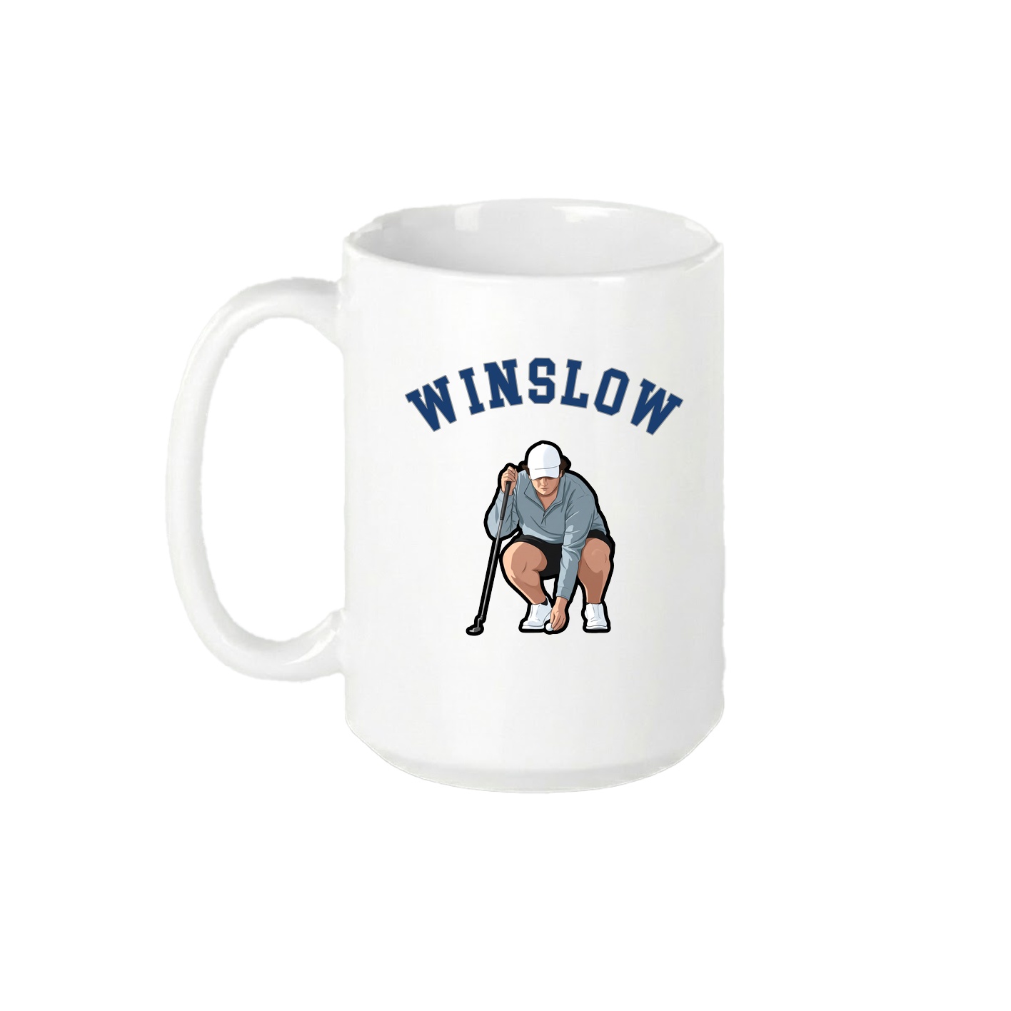 15oz Coffee Mug — Shirsey Arch in White