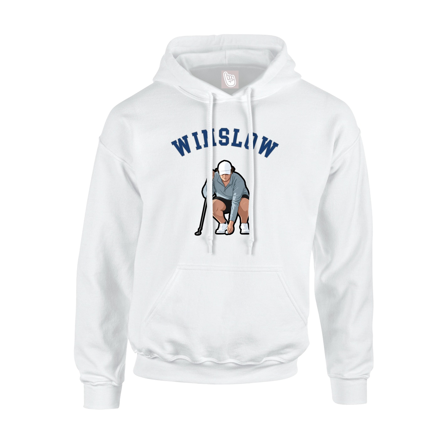 Youth Hoodie — Shirsey Arch in White
