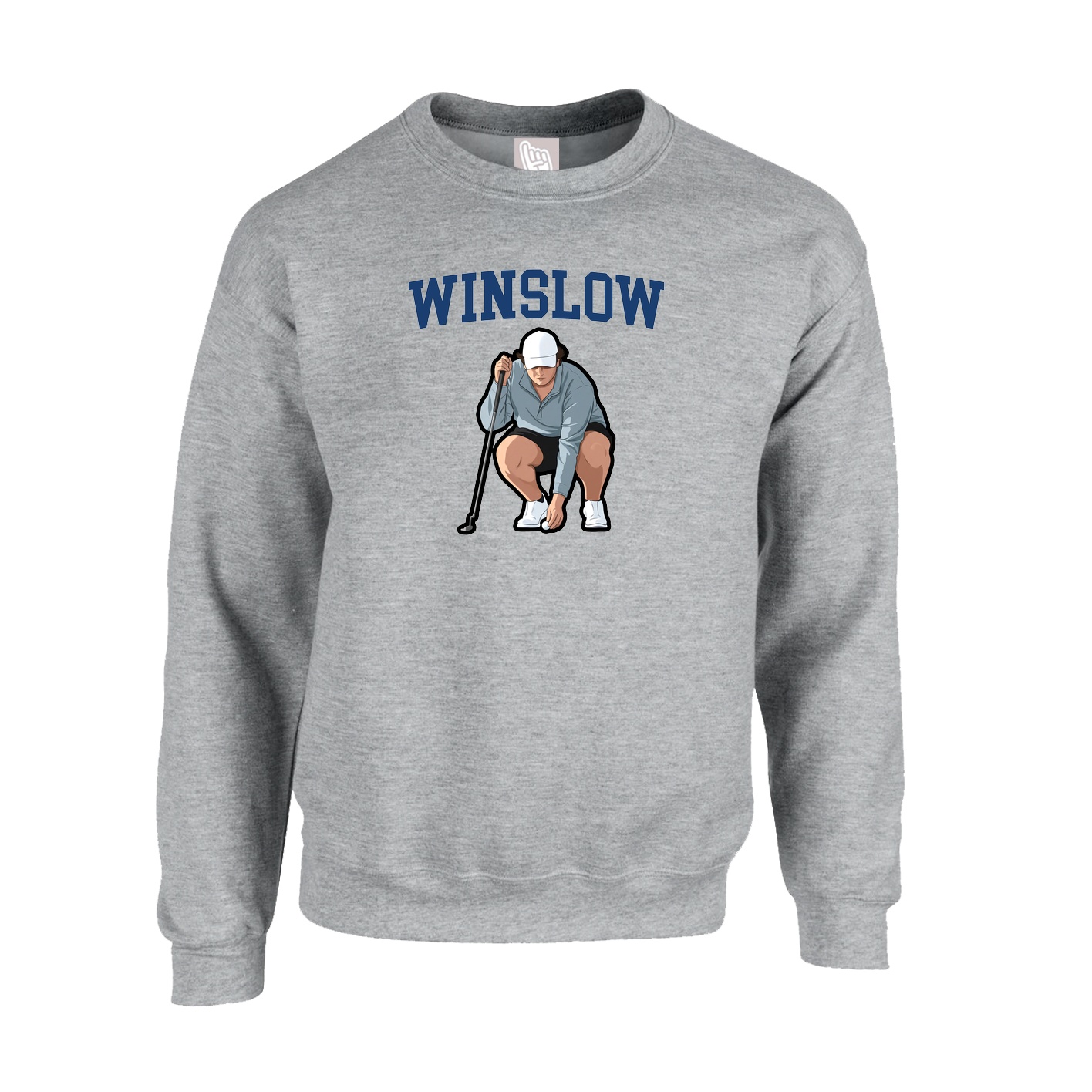 Fleece Crew — Shirsey in Grey
