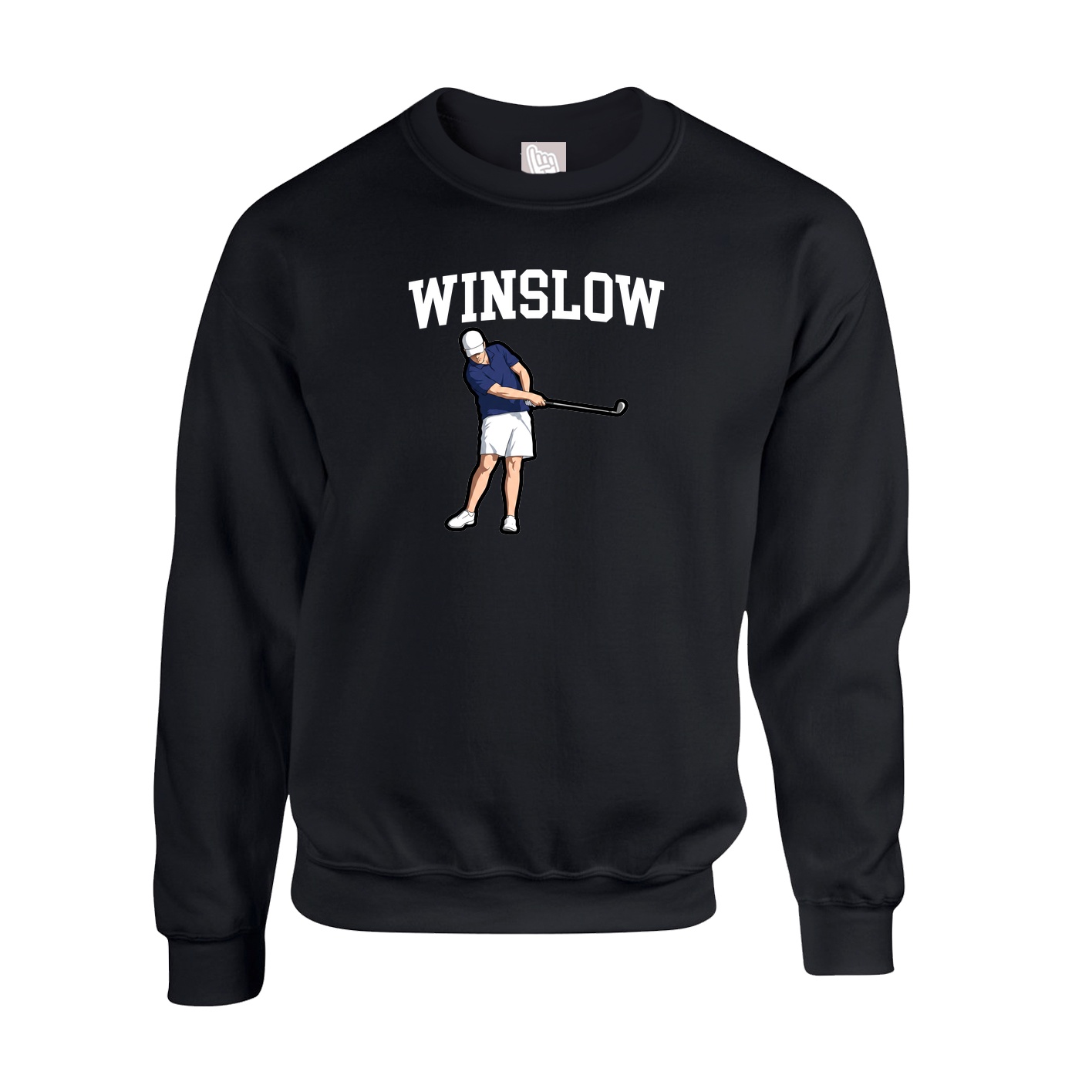 Fleece Crew — Shirsey in Black