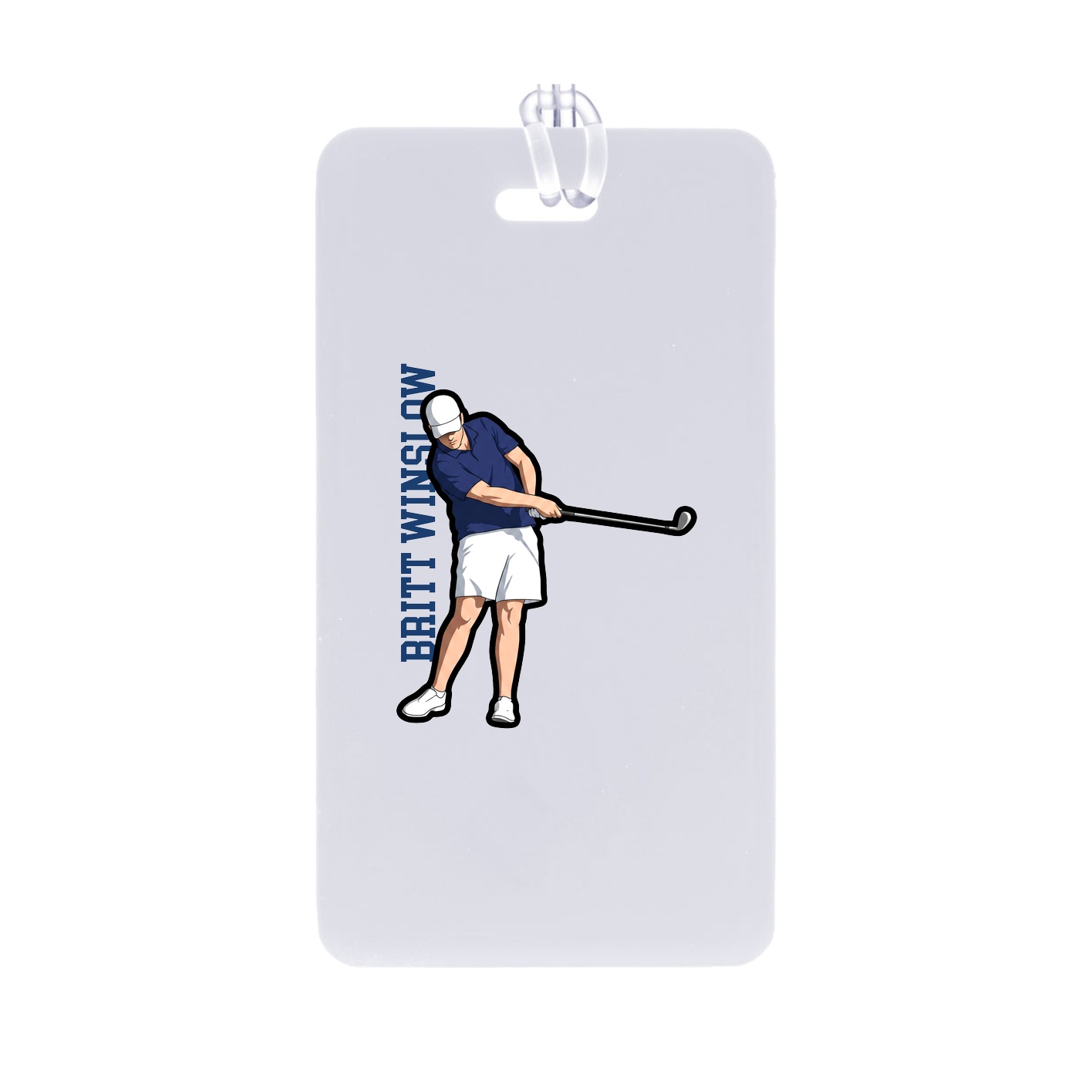 Bag Tag — Name Vertical in Classic