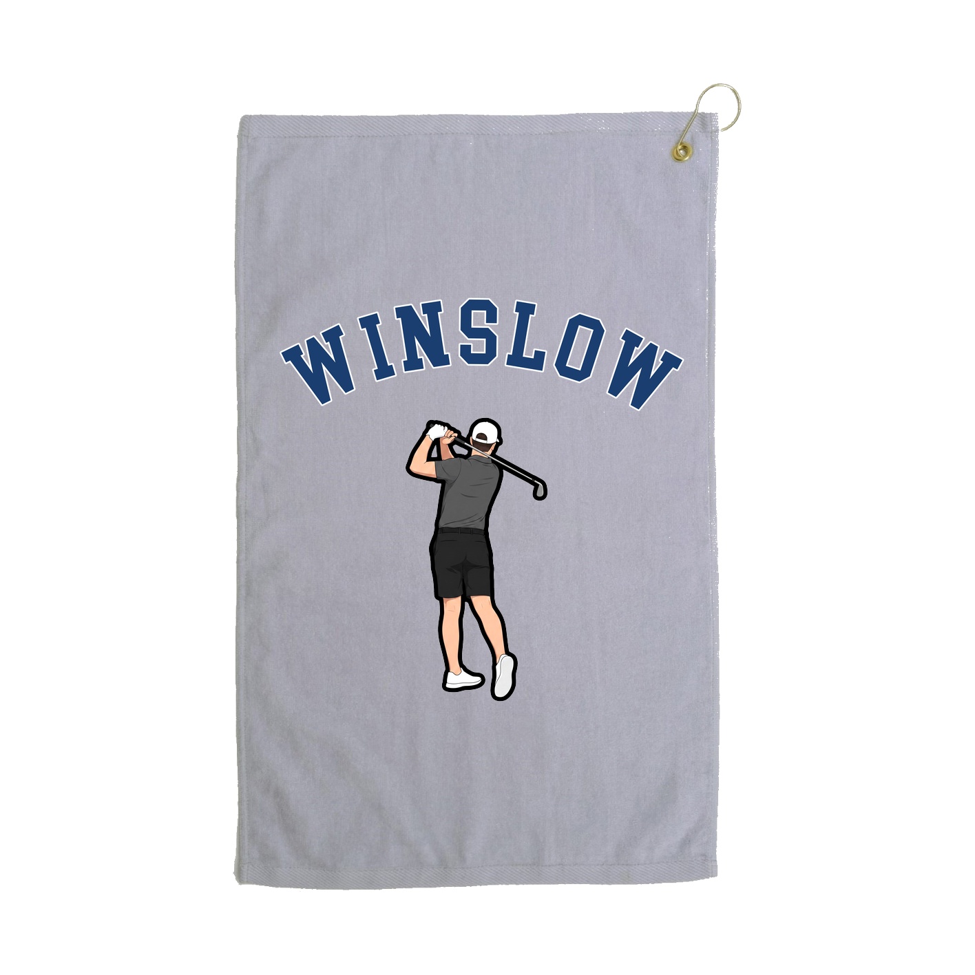 Golf Towel — Shirsey Arch in Grey
