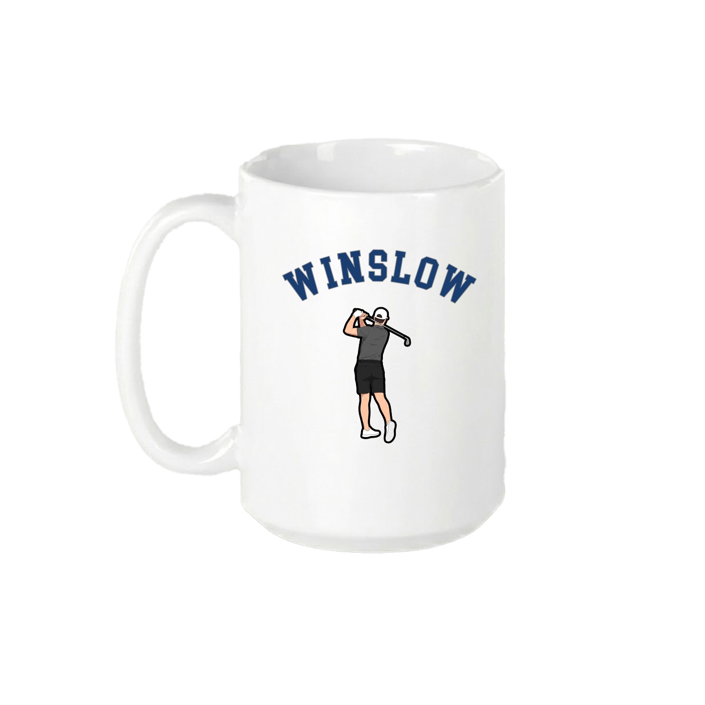 15oz Coffee Mug — Shirsey Arch in White
