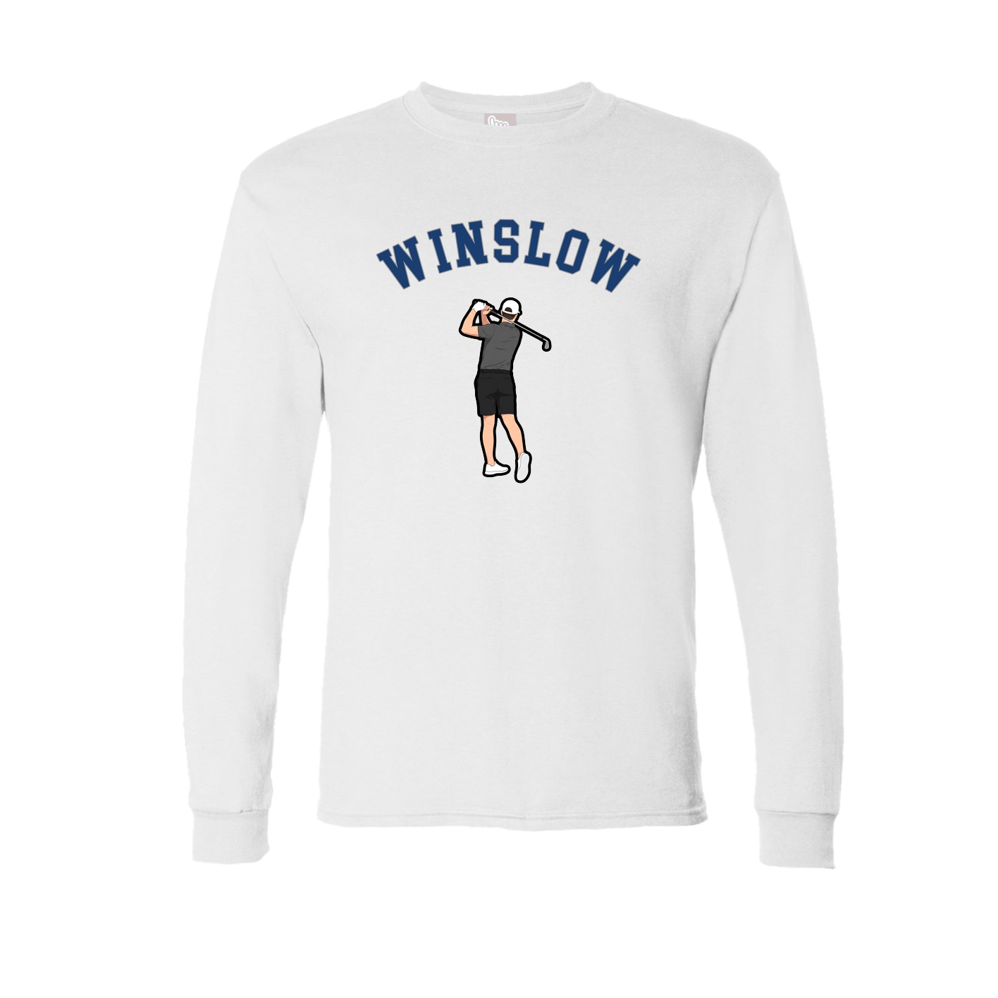 Long Sleeve Tee — Shirsey Arch in White