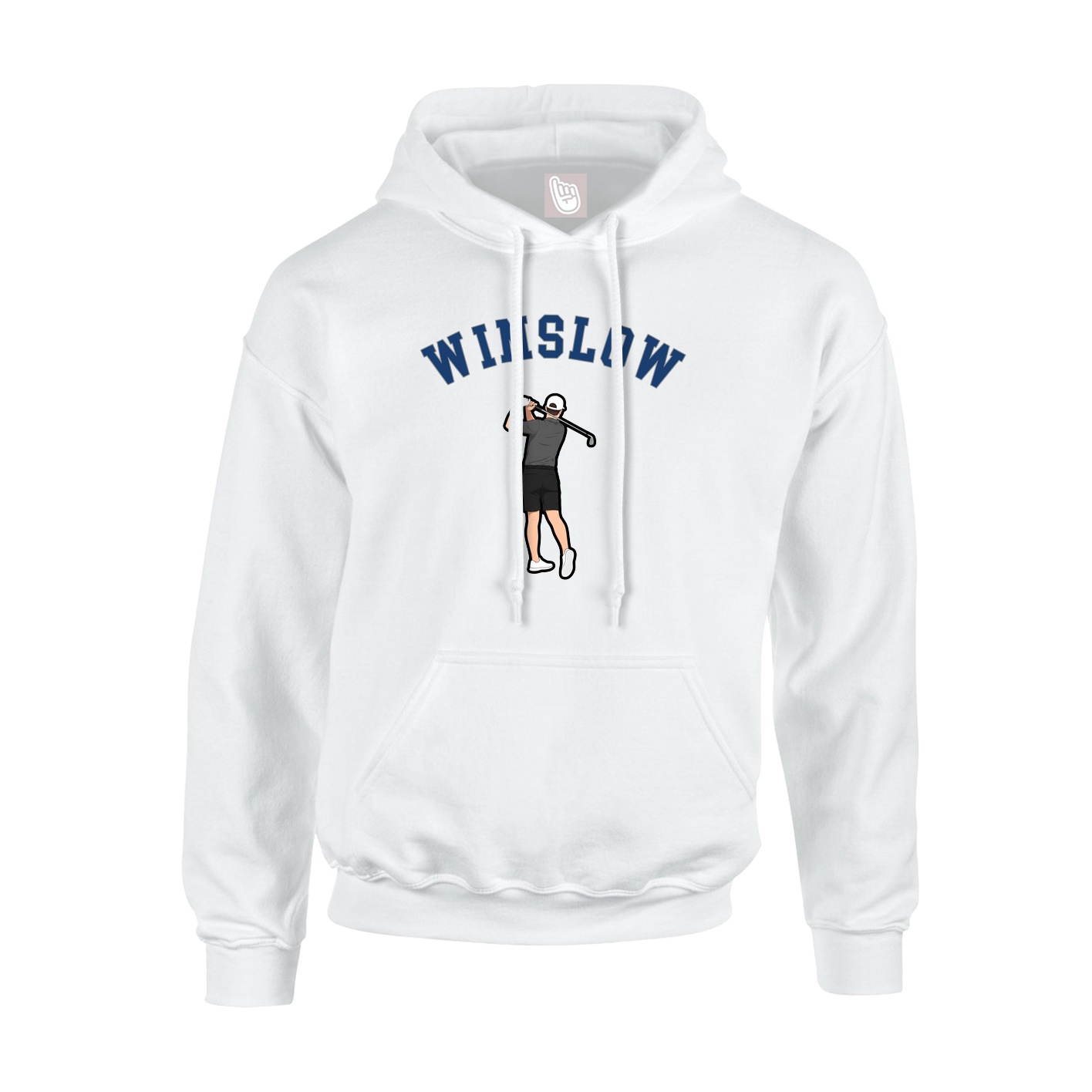 Youth Hoodie — Shirsey Arch in White