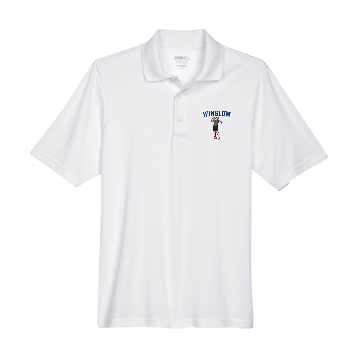 Performance Polo — Shirsey in White