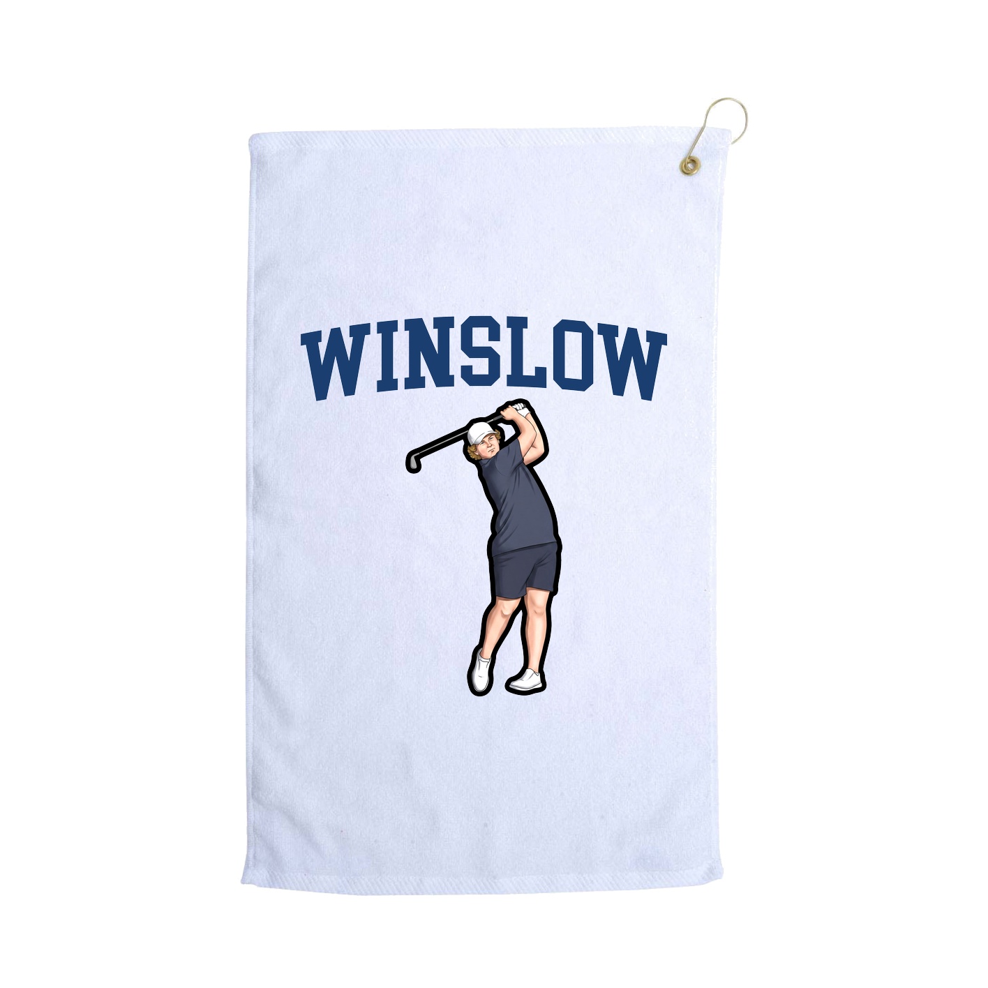 Golf Towel — Shirsey in White