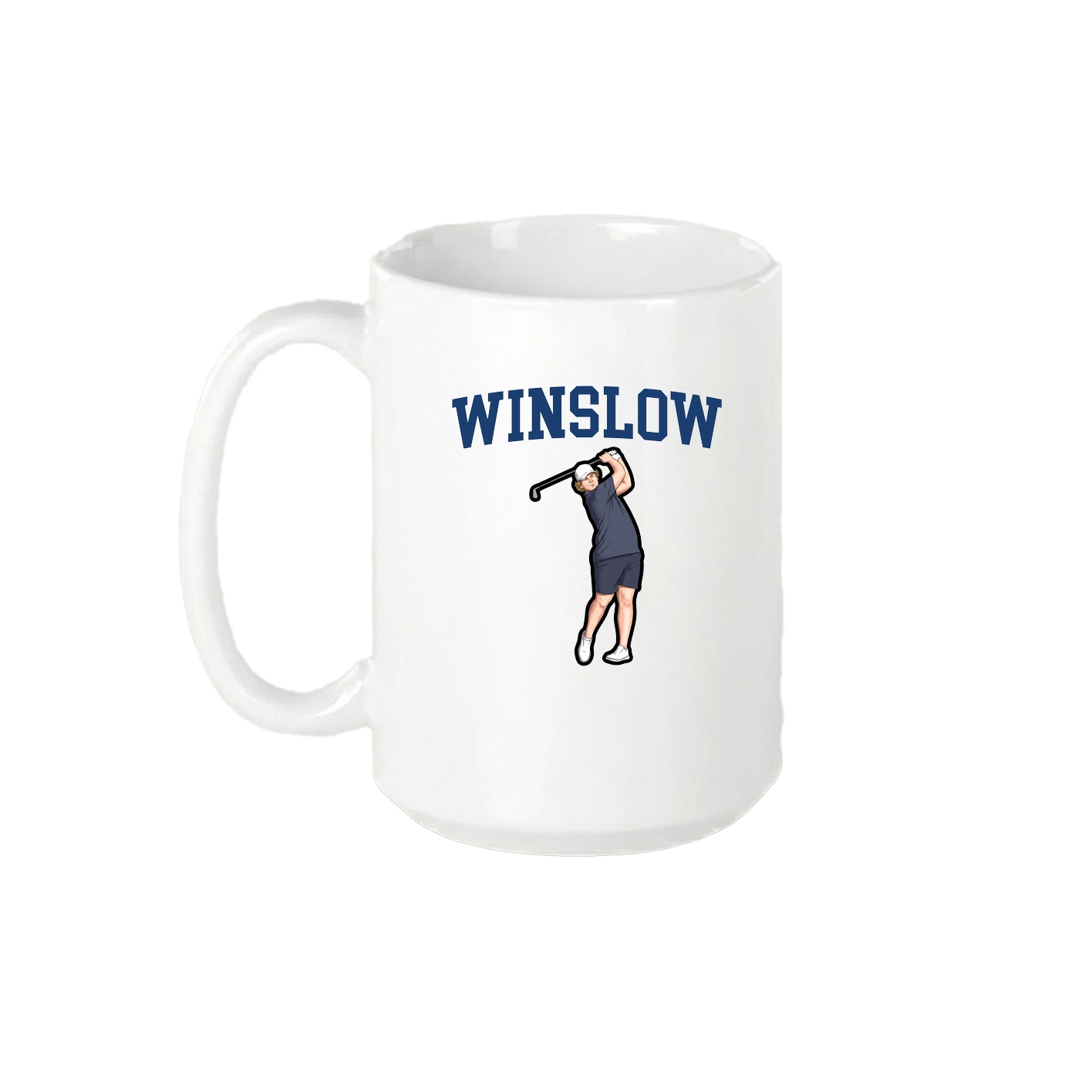 15oz Coffee Mug — Shirsey in White