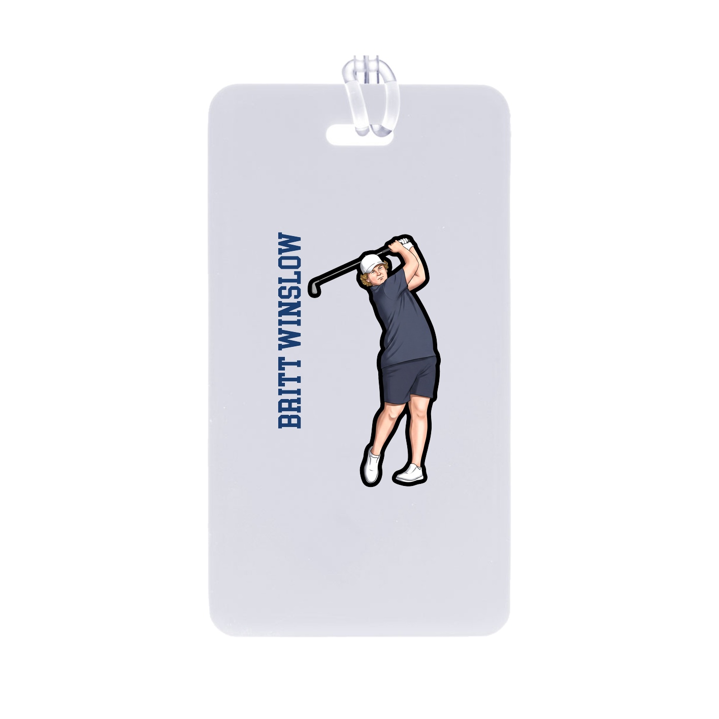 Bag Tag — Name Vertical in Classic