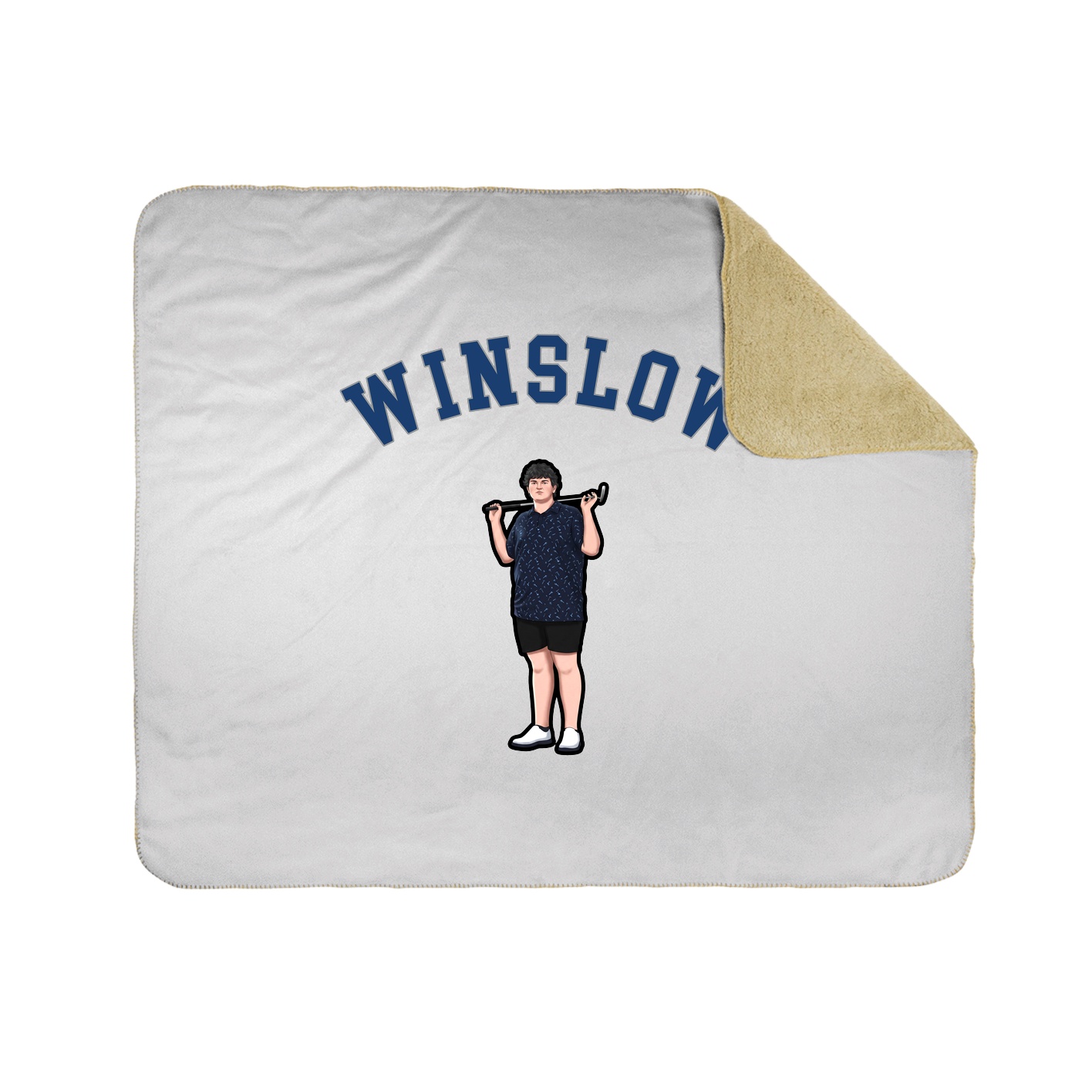 Throw Blanket — Shirsey Arch in White