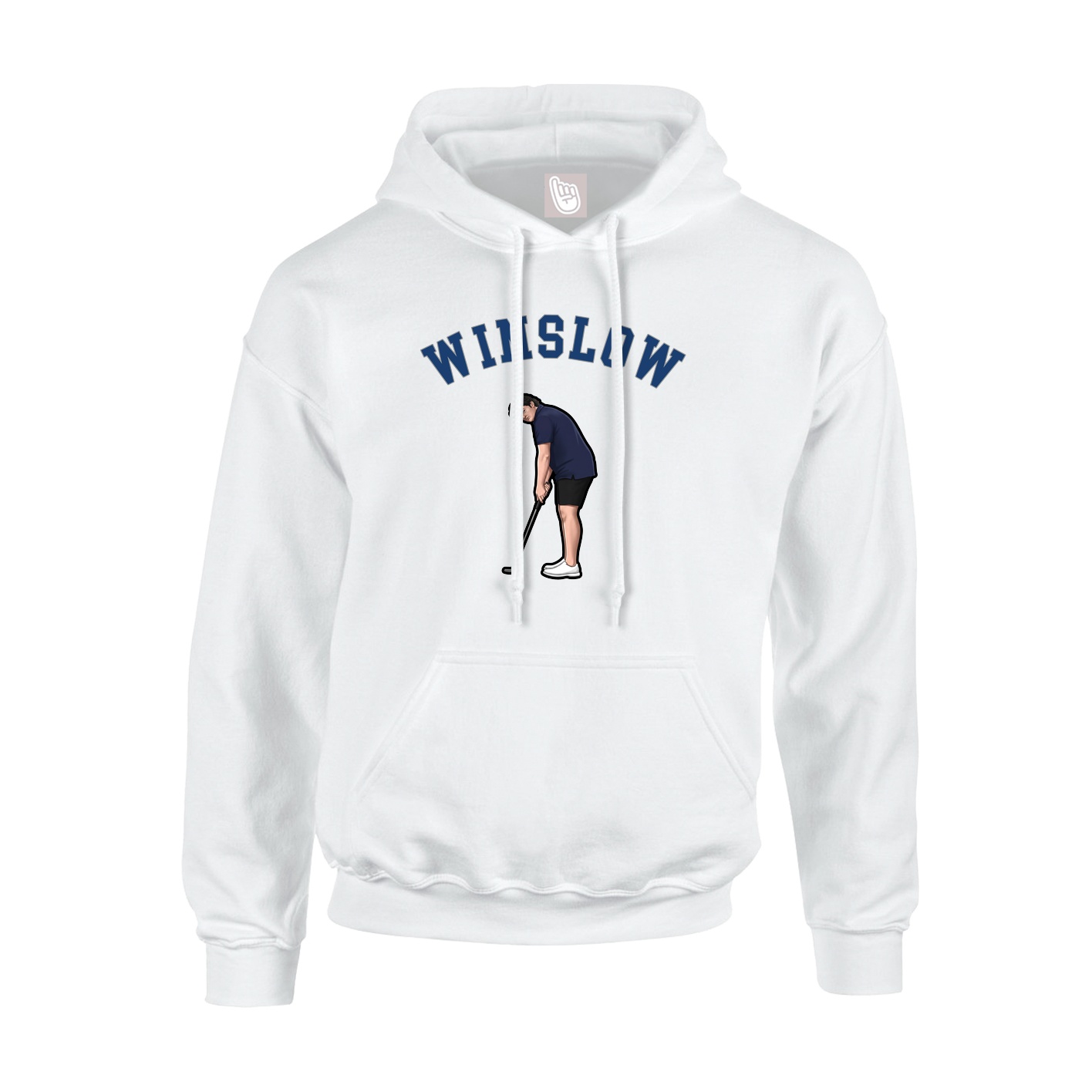 Hoodie — Shirsey Arch in White
