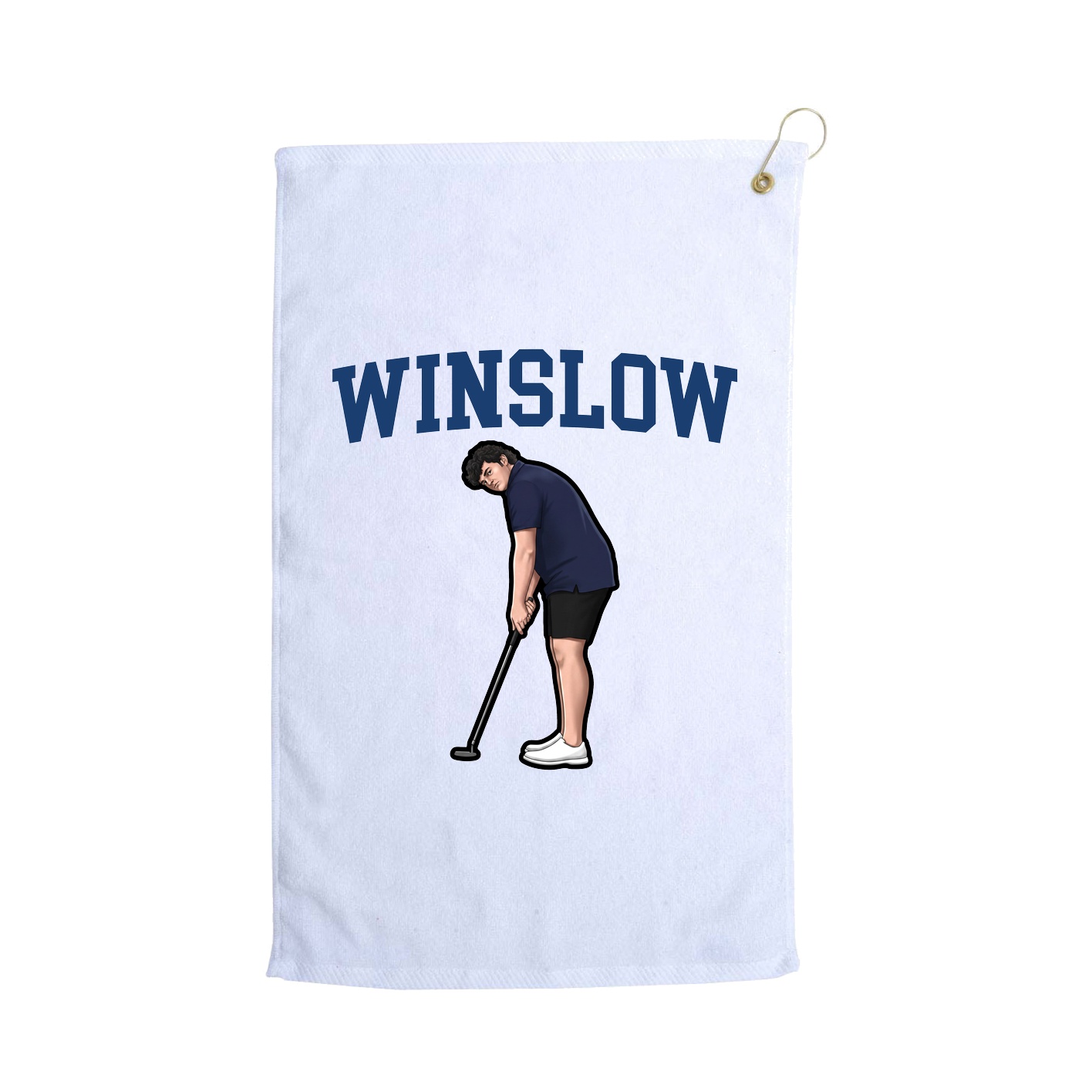 Golf Towel — Shirsey in White