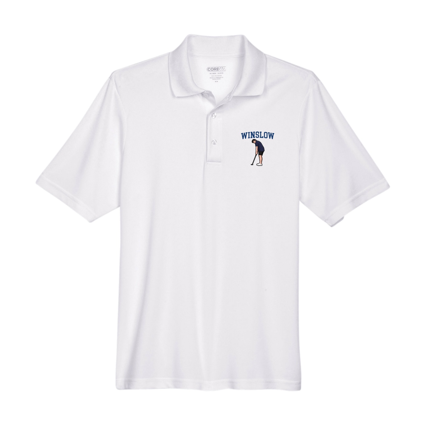 Performance Polo — Shirsey in White
