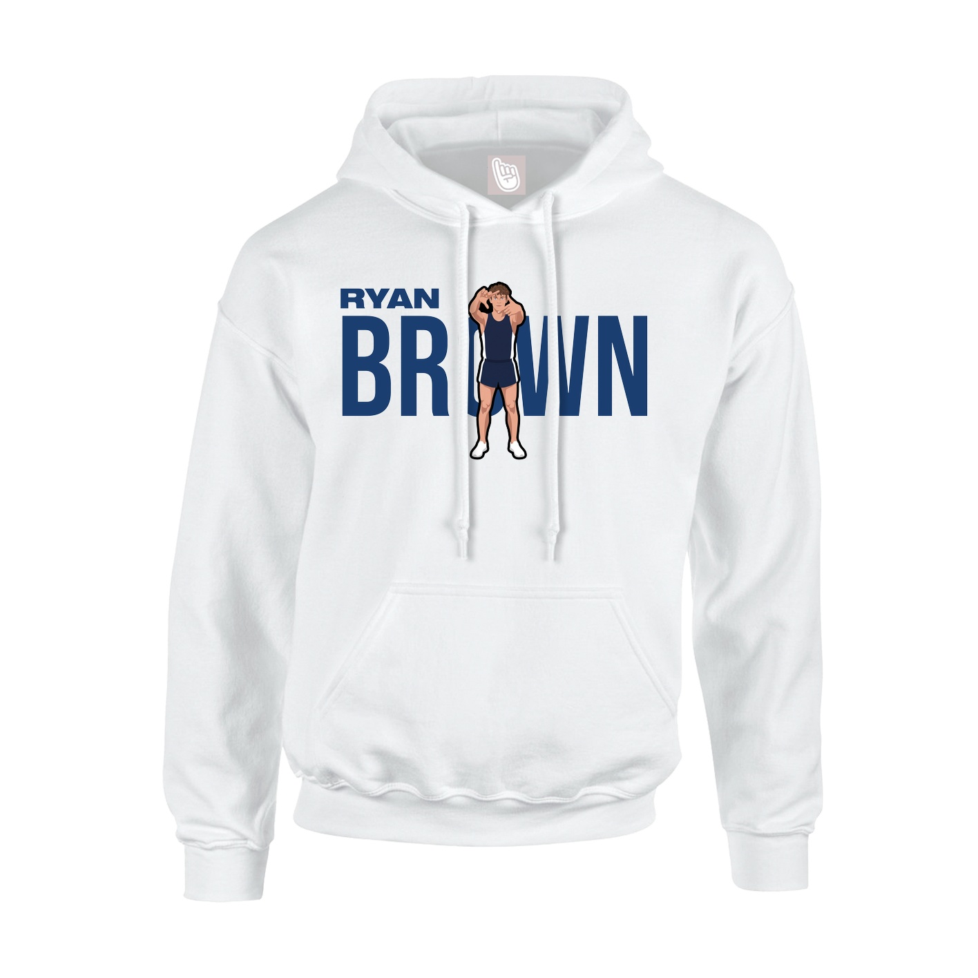Hoodie — Player Name in White