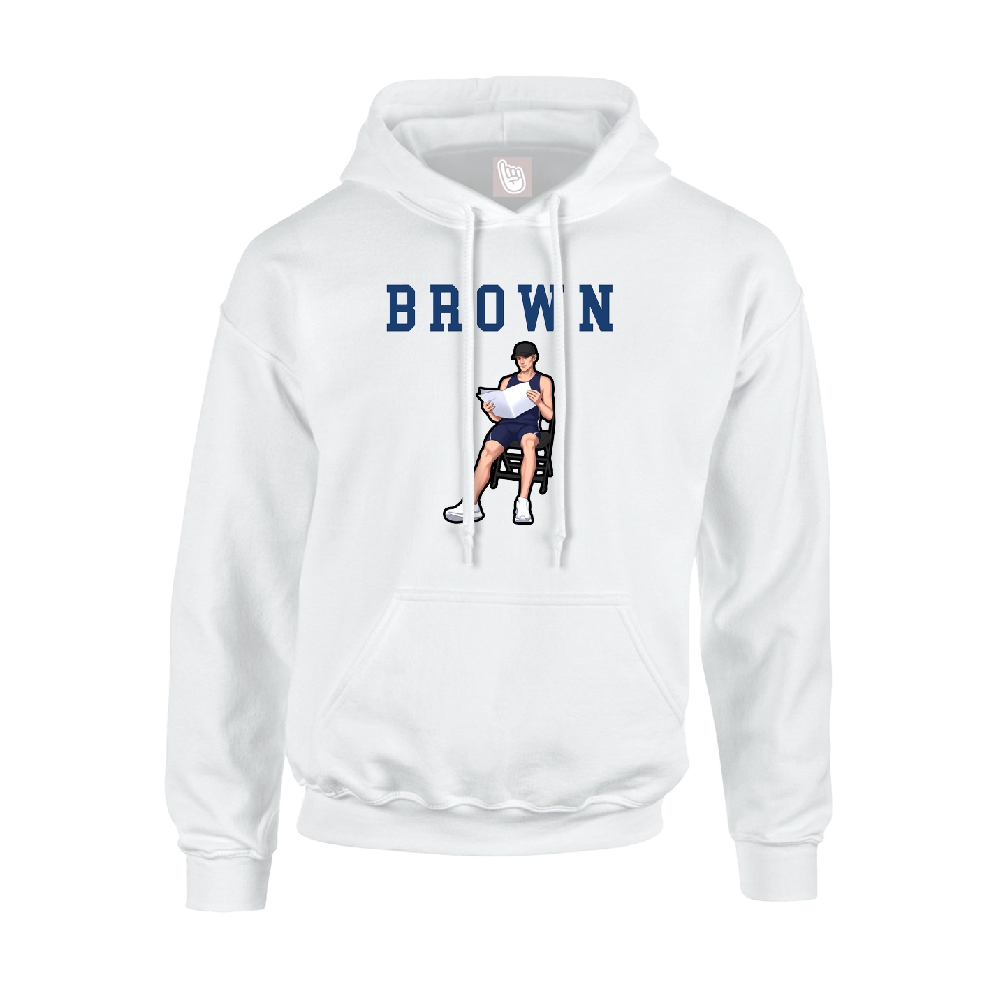 Hoodie — Shirsey in White