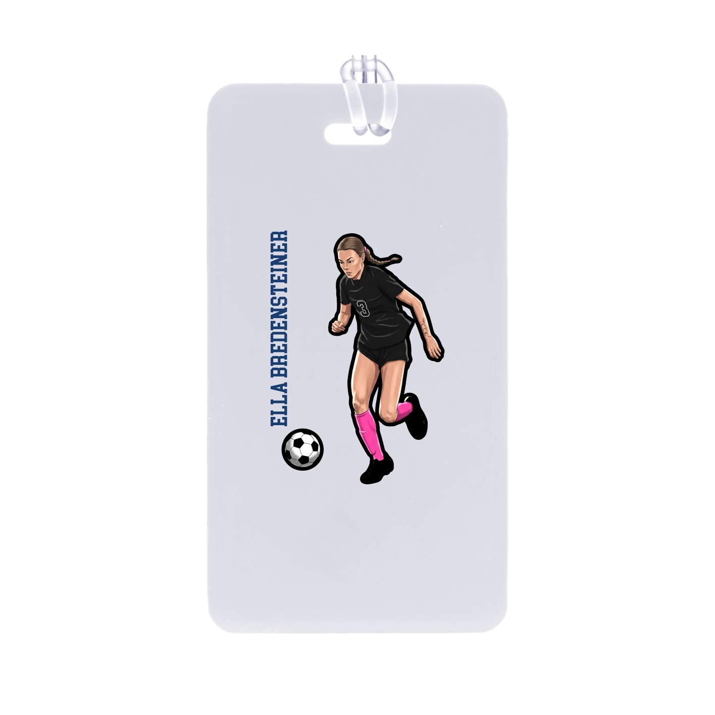 Bag Tag — Name Vertical in Classic
