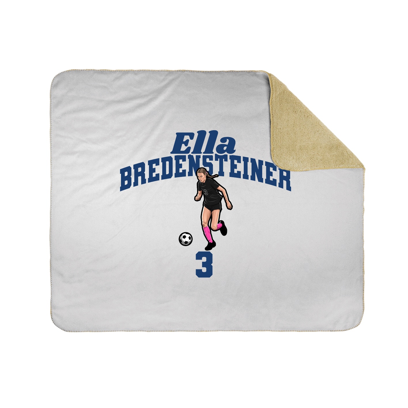 Throw Blanket — Signature Arch in White