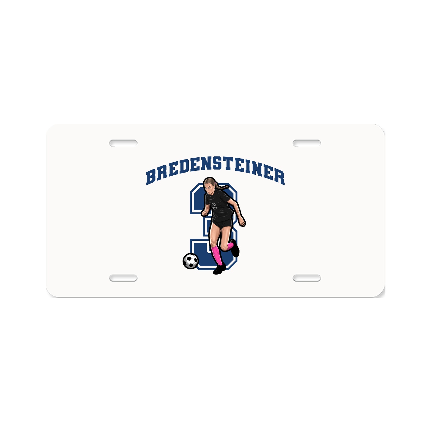License Plate — Number in Classic