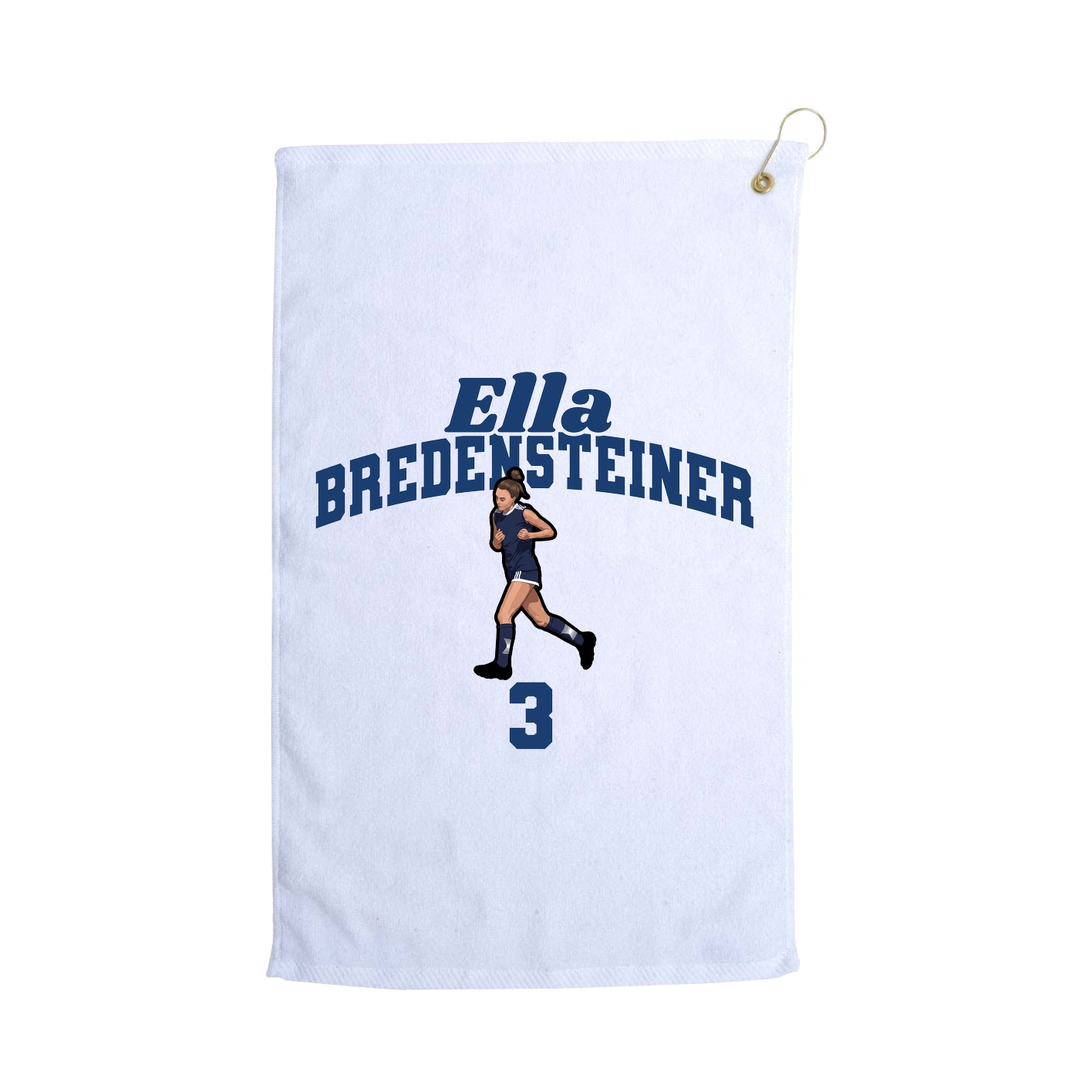 Golf Towel — Signature Arch in White
