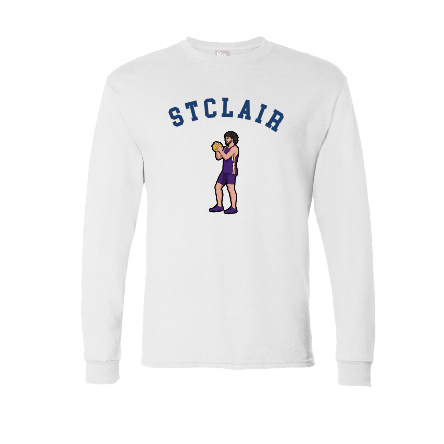 Long Sleeve Tee — Shirsey Arch in White