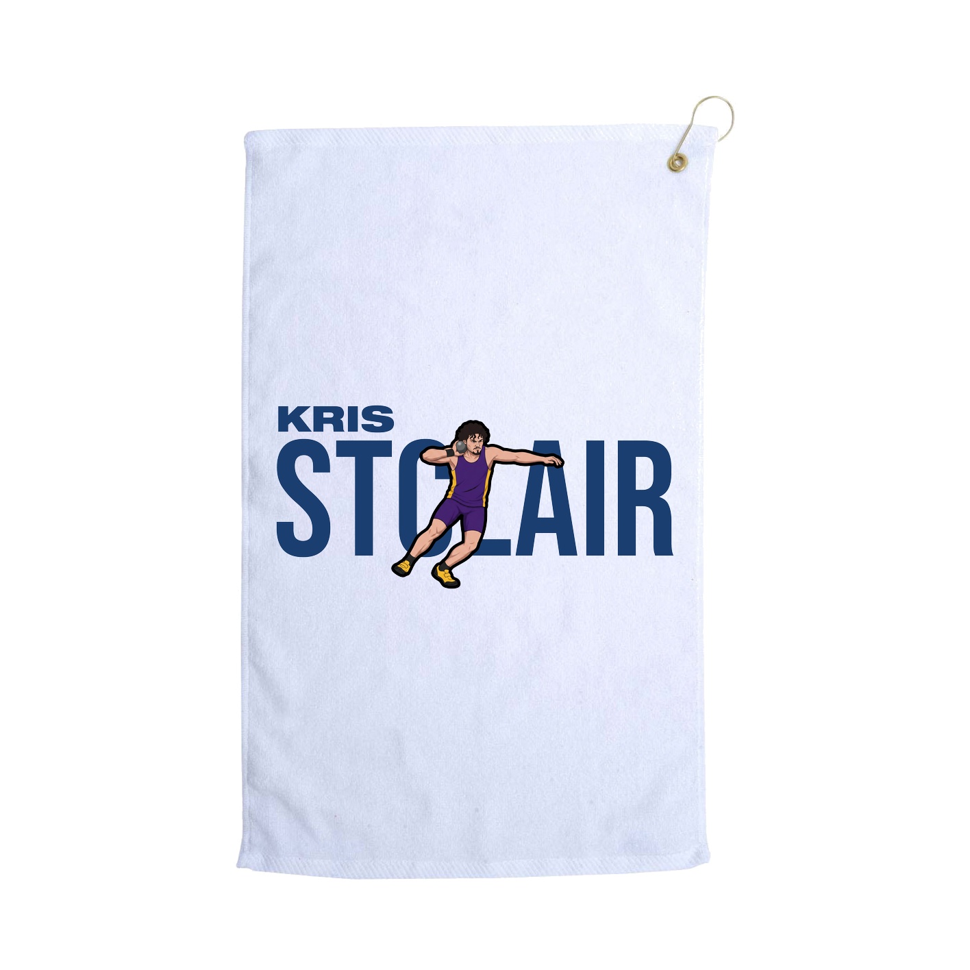 Golf Towel — Player Name in White