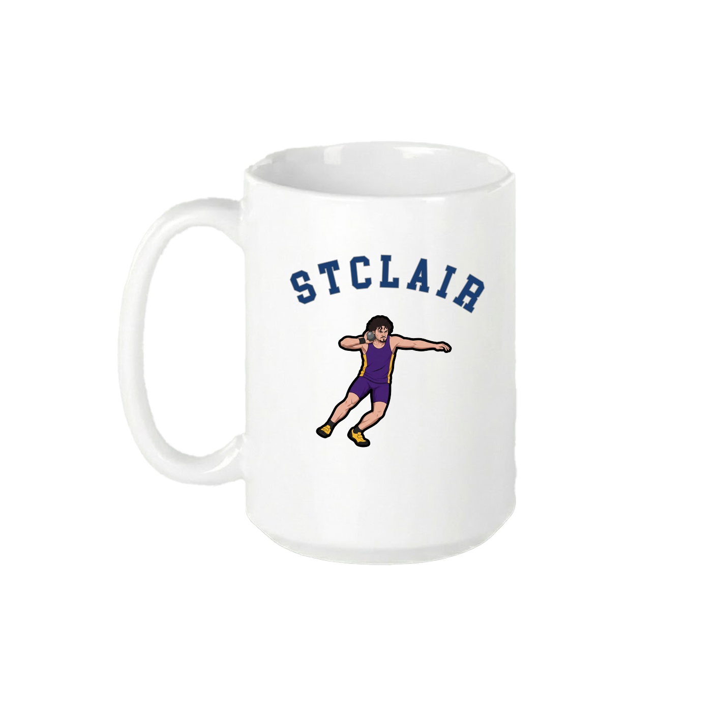 15oz Coffee Mug — Shirsey Arch in White