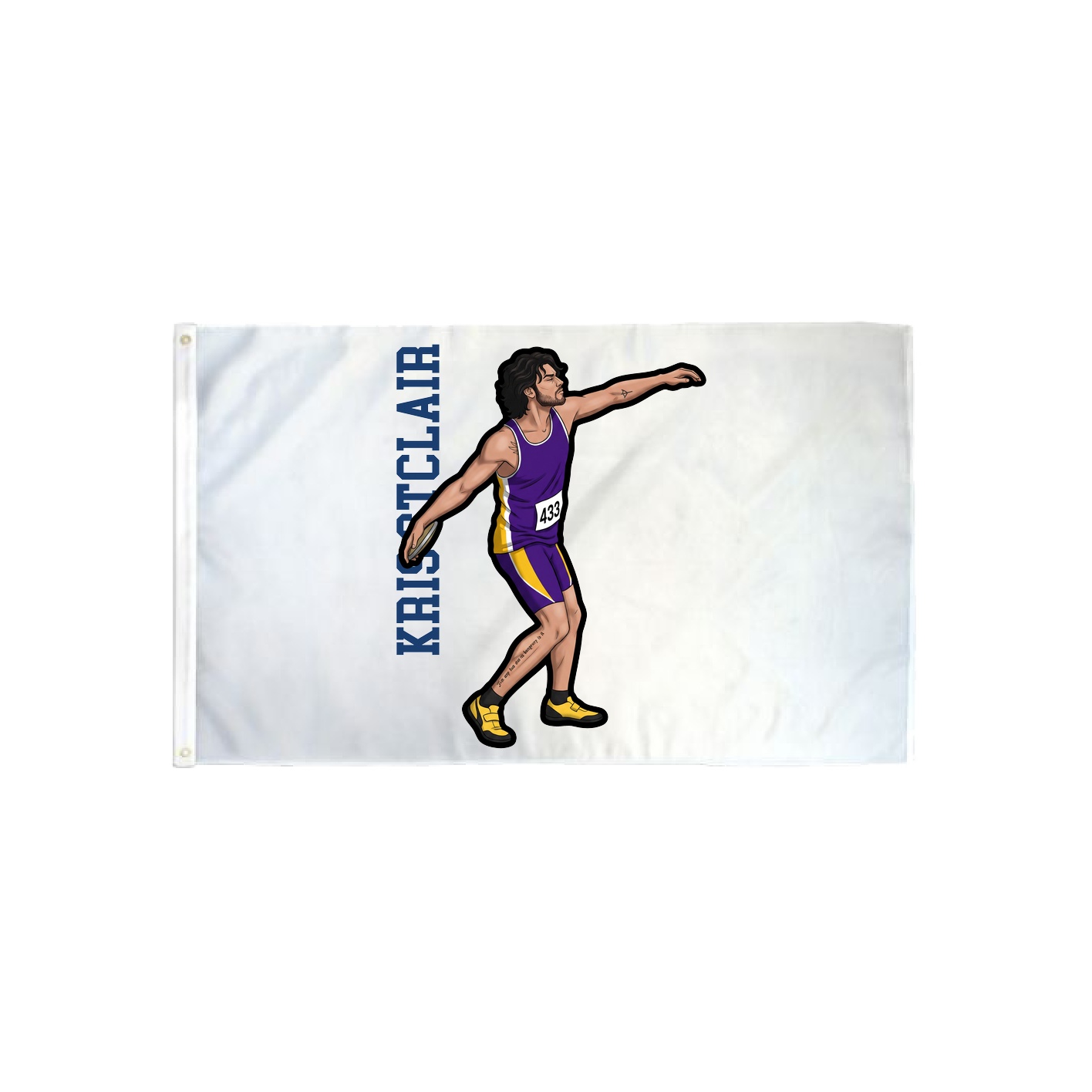 3x5 Flag — Name Vertical in Classic