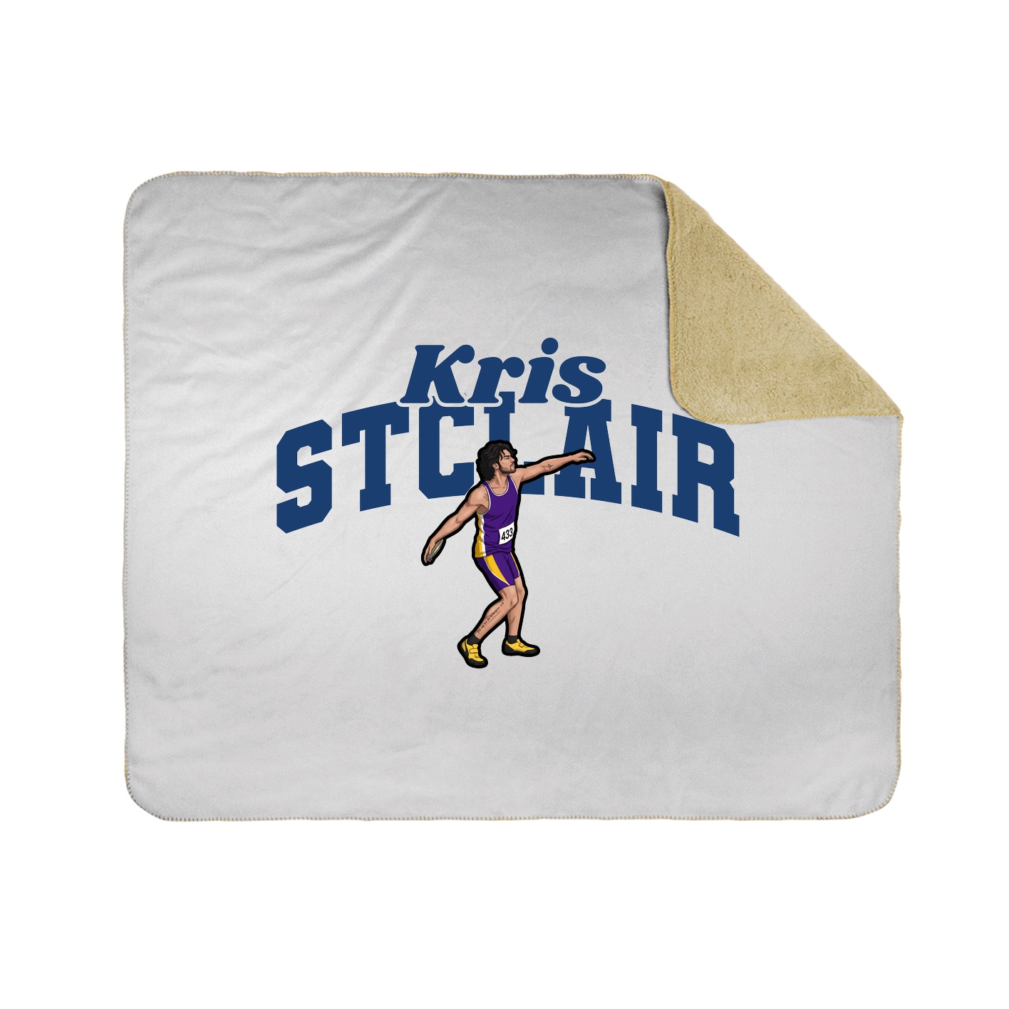 Throw Blanket — Signature Arch in White