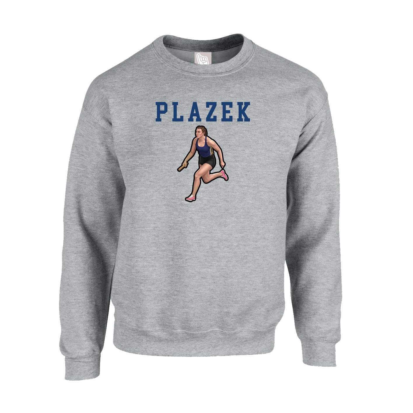 Fleece Crew — Shirsey in Grey