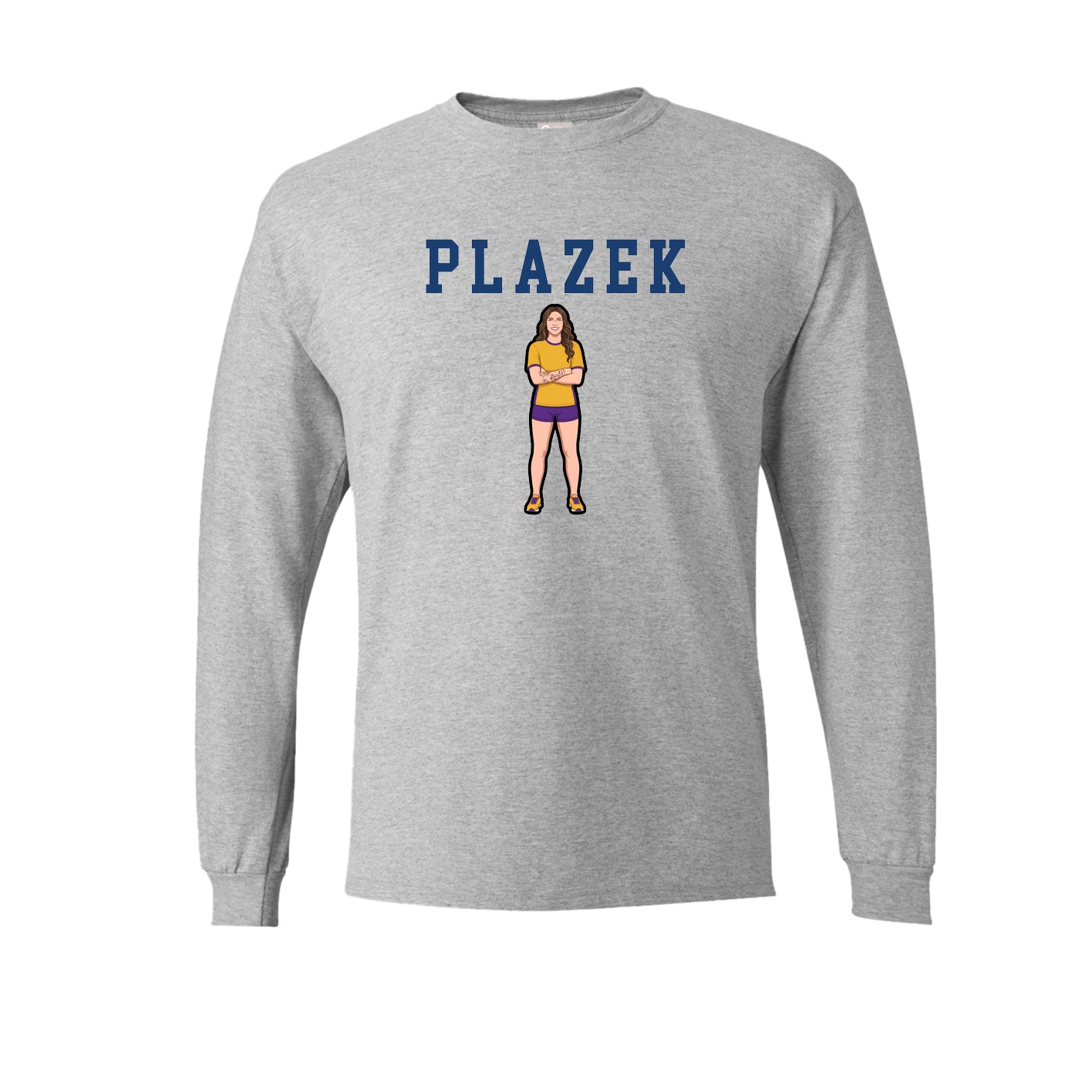 Long Sleeve Tee — Shirsey in Grey