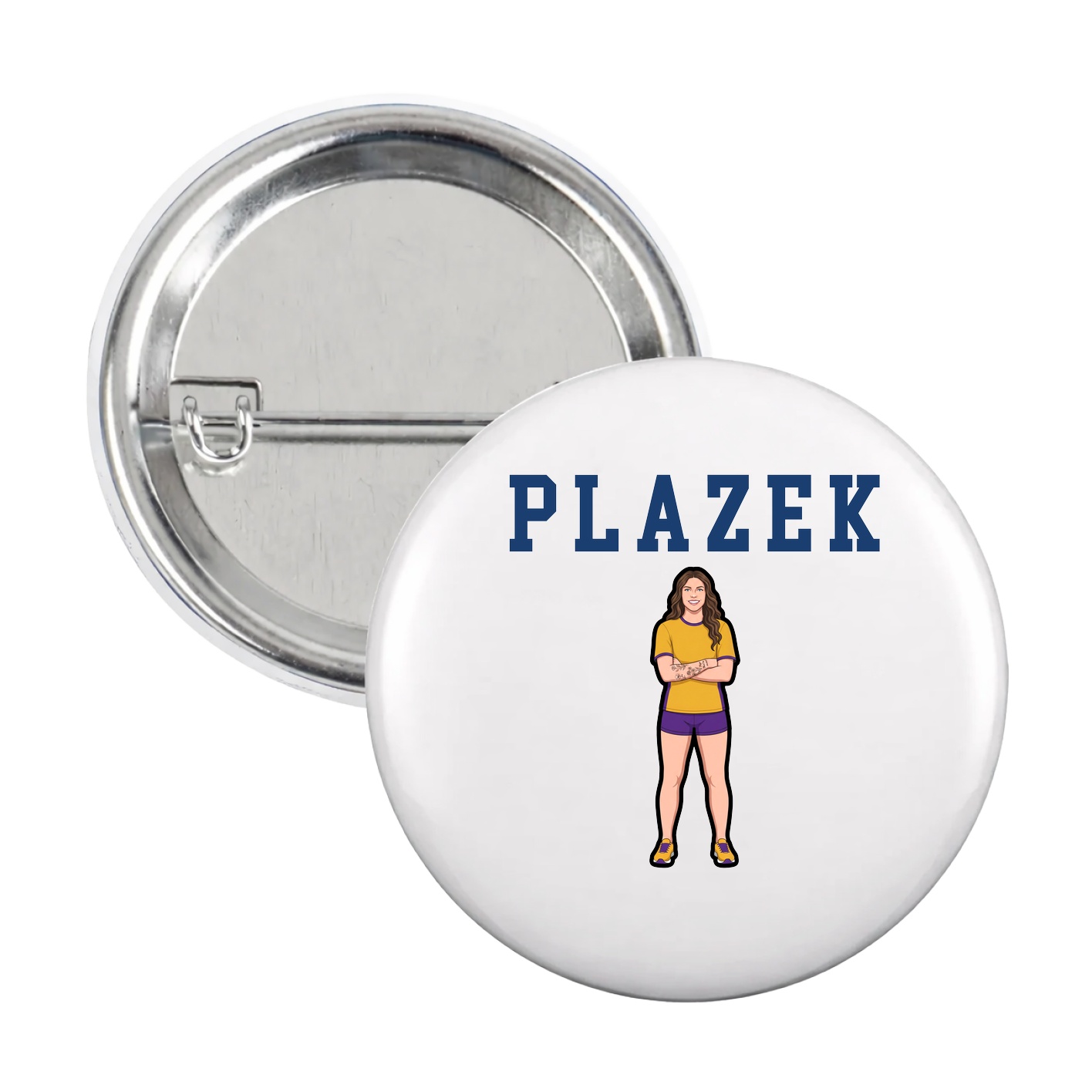 Game Day Button — Shirsey in White