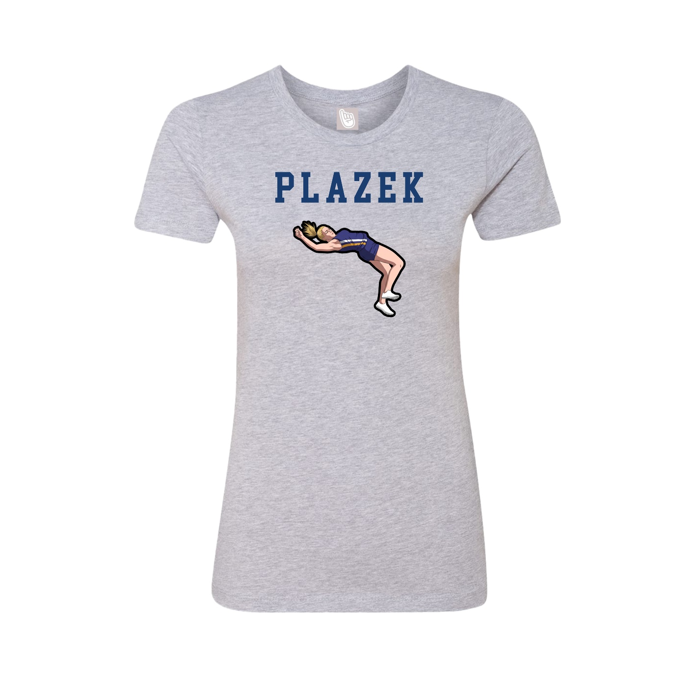 Fitted Women's Tee — Shirsey in Grey