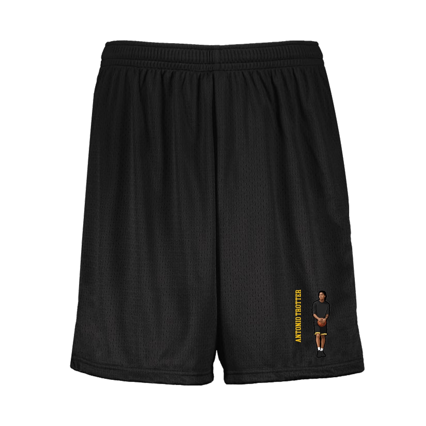 Shorts — Name Vertical in Black