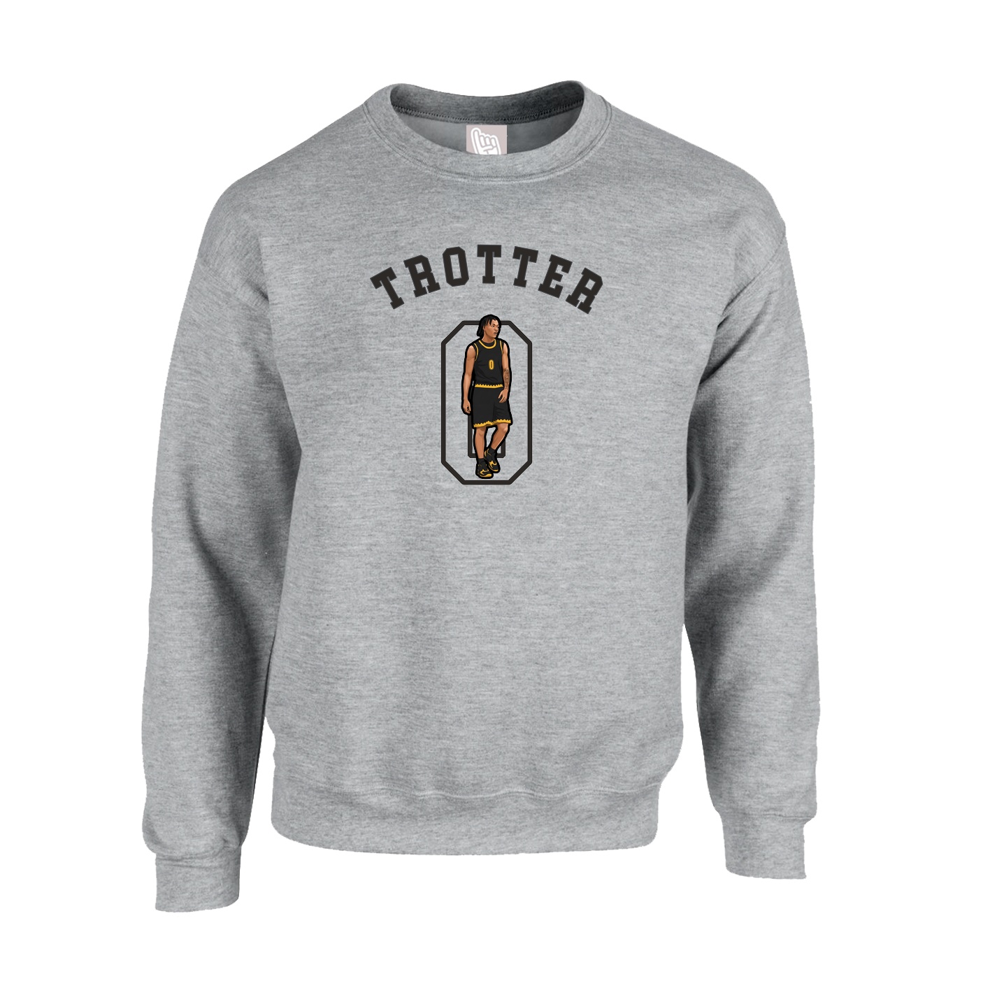 Fleece Crew — Shirsey Arch in Grey
