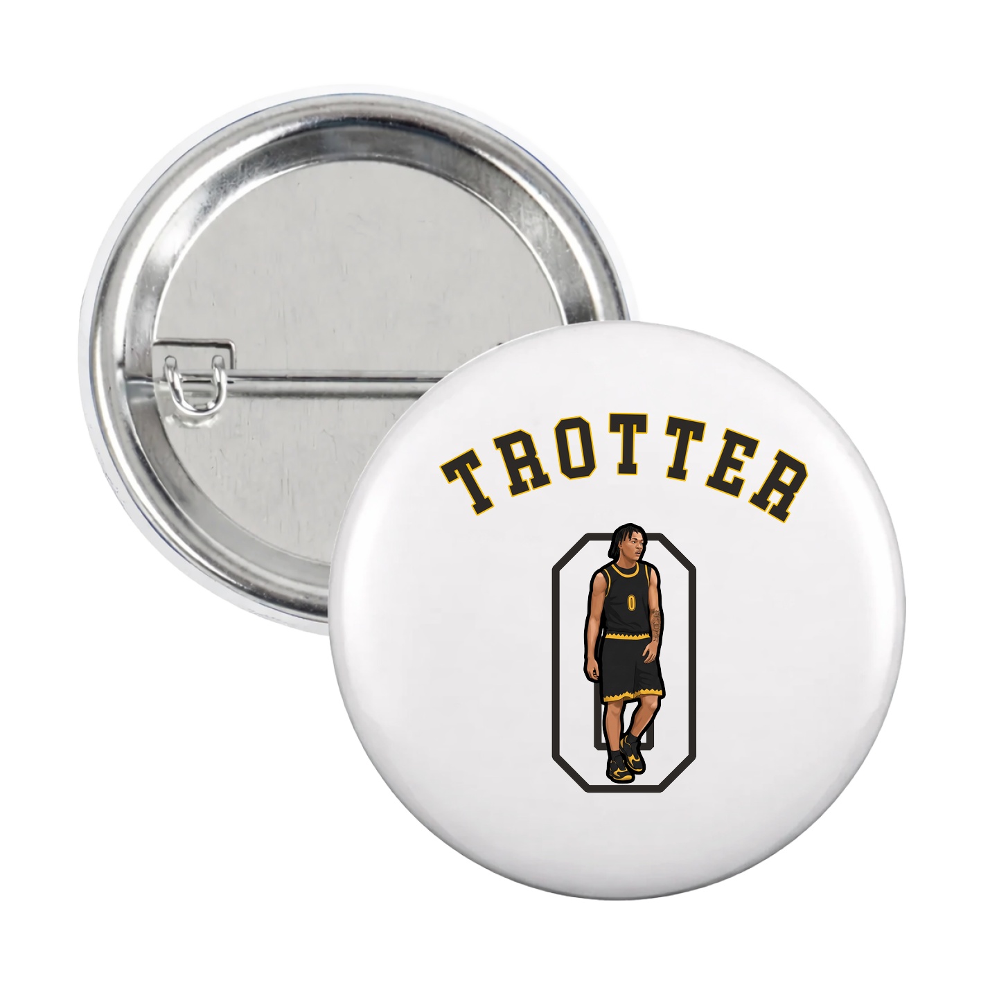 Game Day Button — Shirsey Arch in White