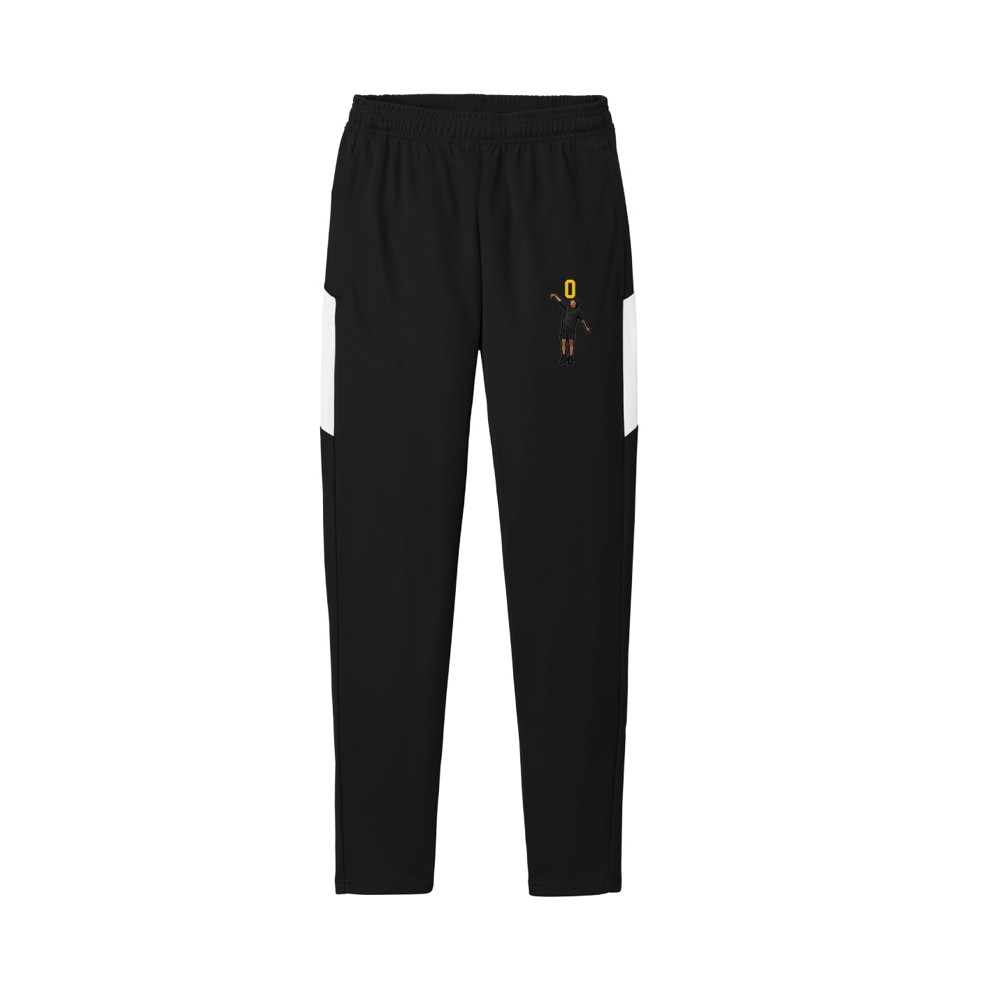 Team Travel Pant — Number Top in Black/White