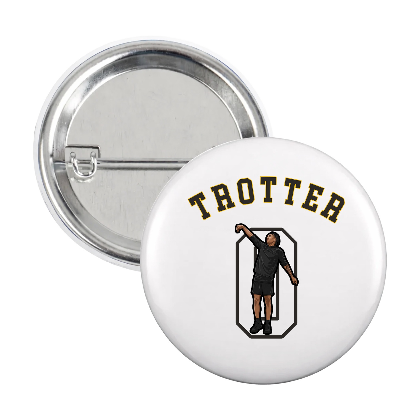 Game Day Button — Shirsey Arch in White