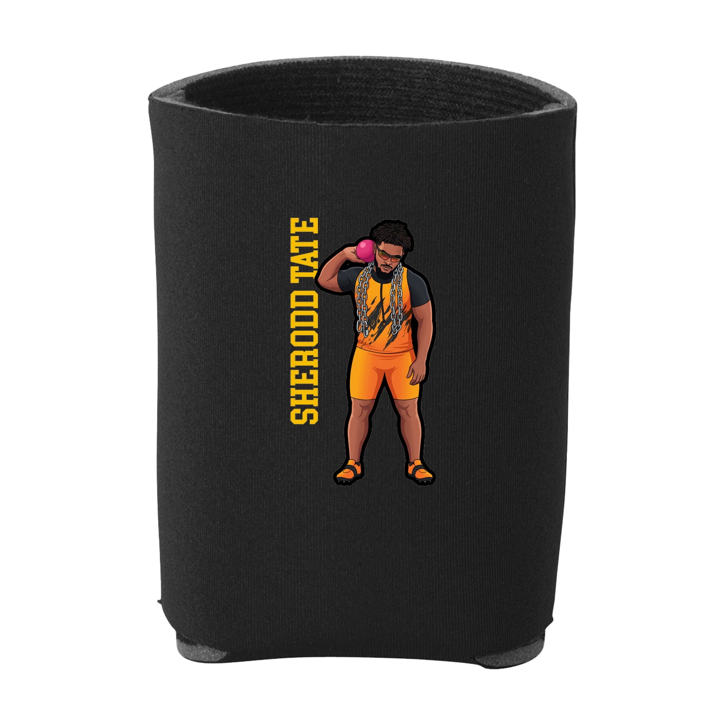 Can Holder — Name Vertical in Black