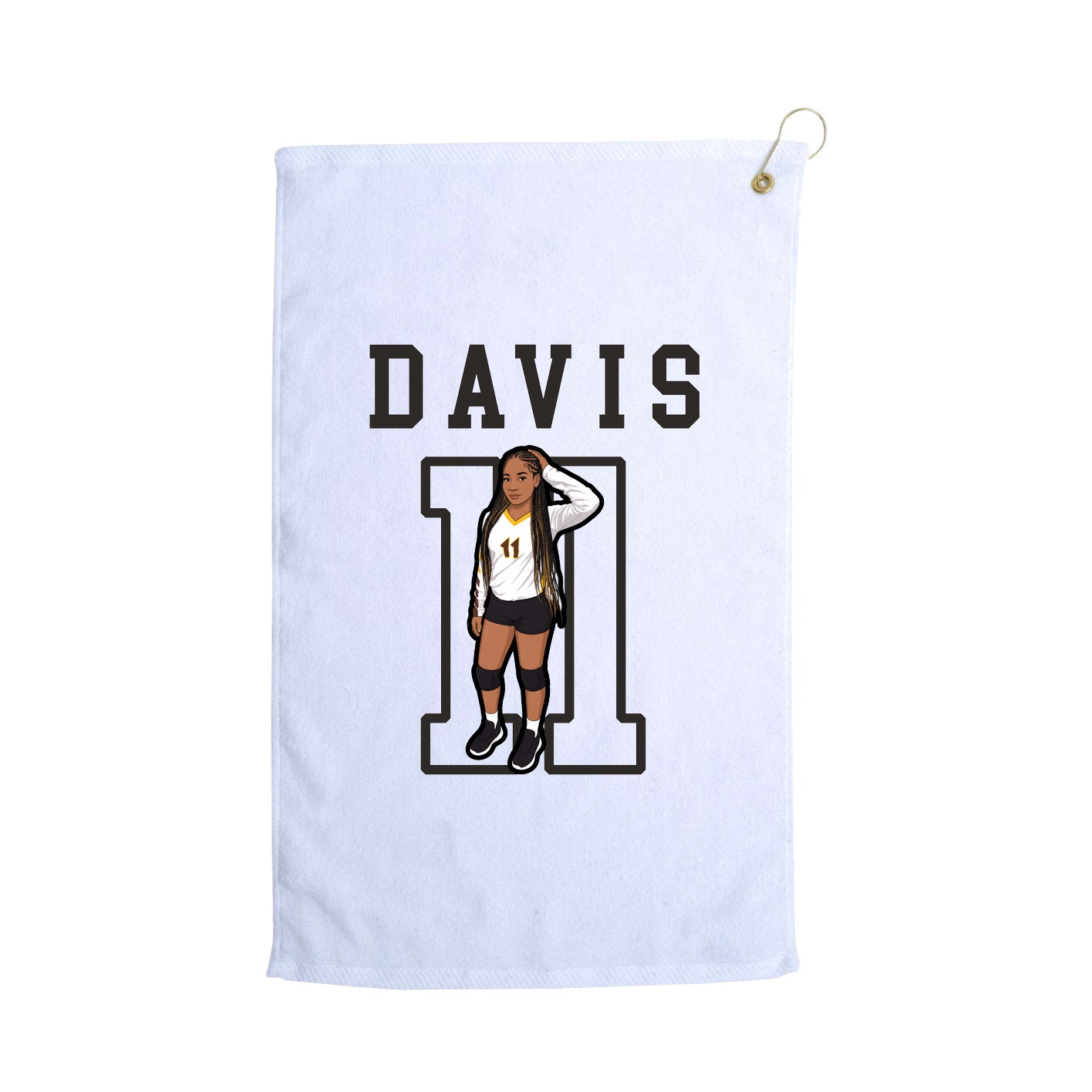 Golf Towel — Shirsey in White