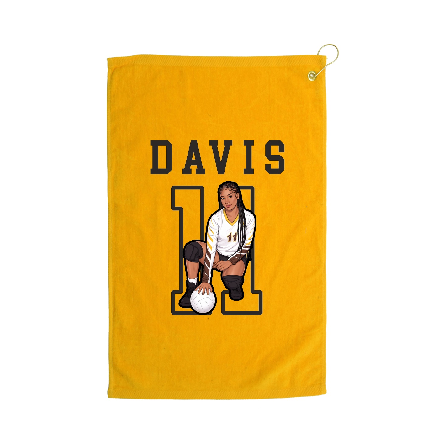 Golf Towel — Shirsey in Gold