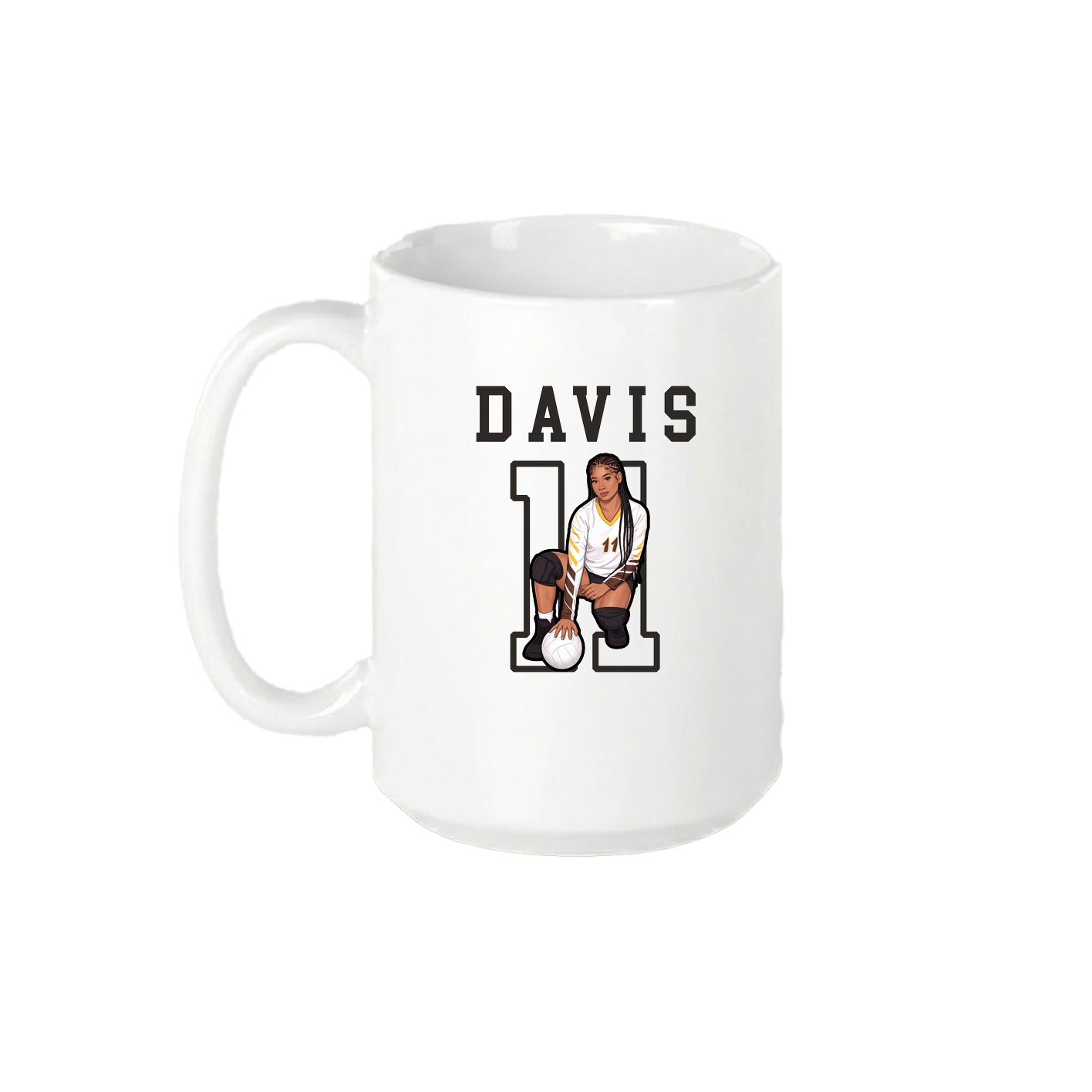 15oz Coffee Mug — Shirsey in White