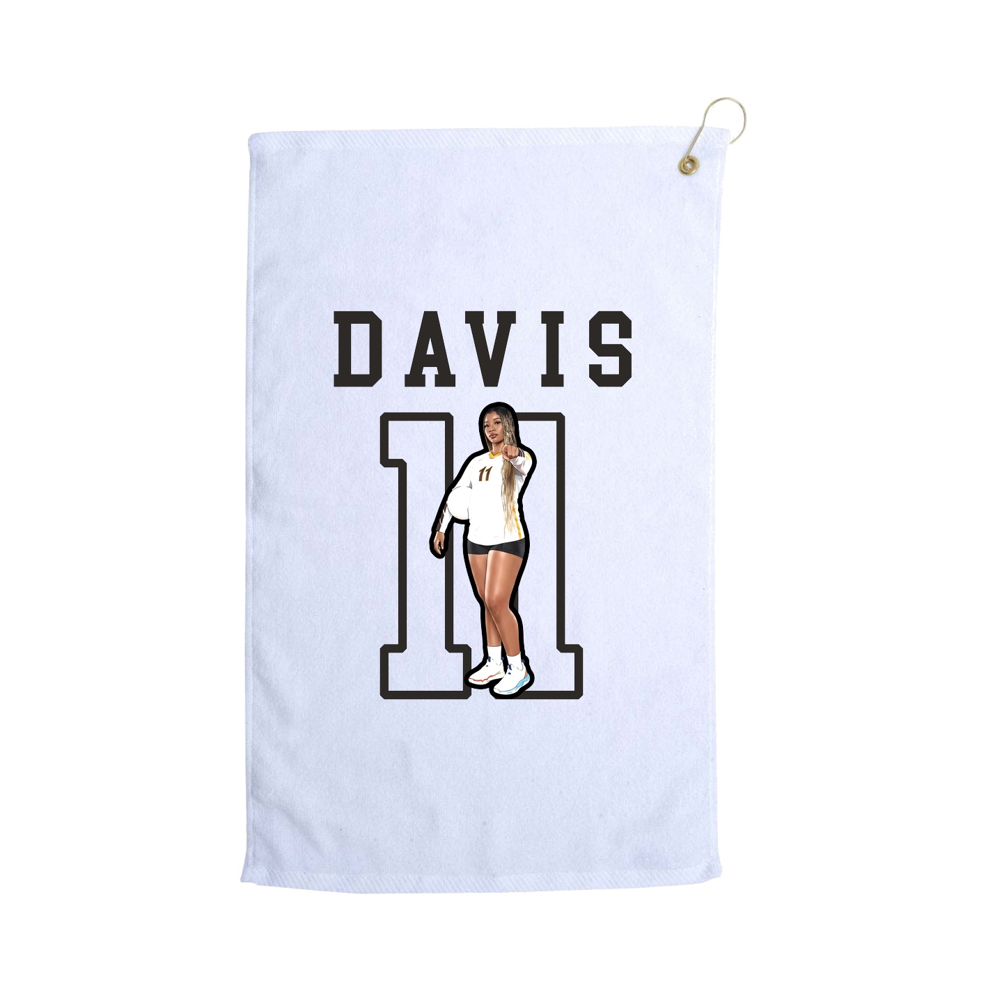 Golf Towel — Shirsey in White