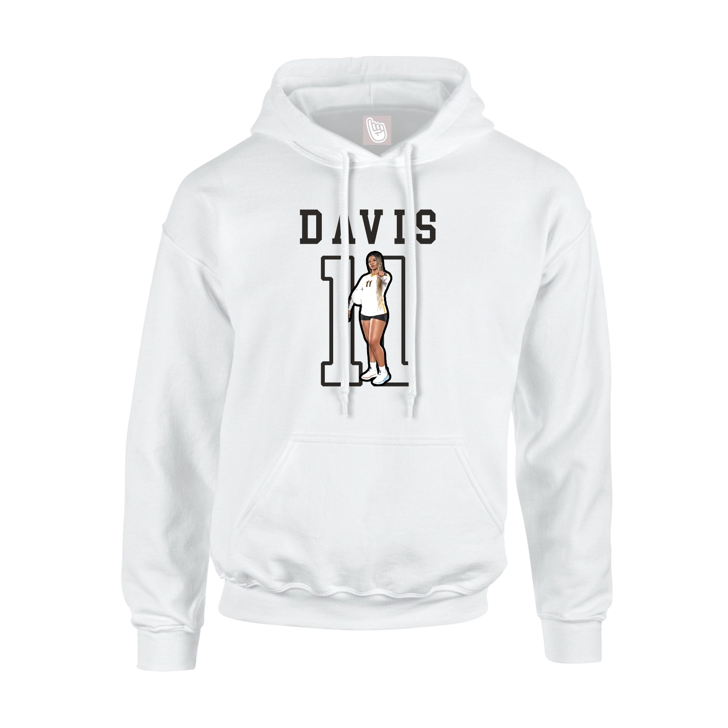 Hoodie — Shirsey in White