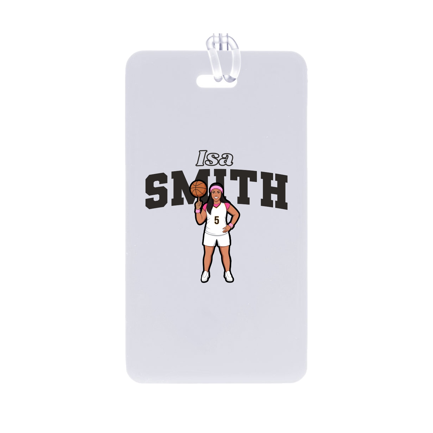 Bag Tag — Name Arch in Classic