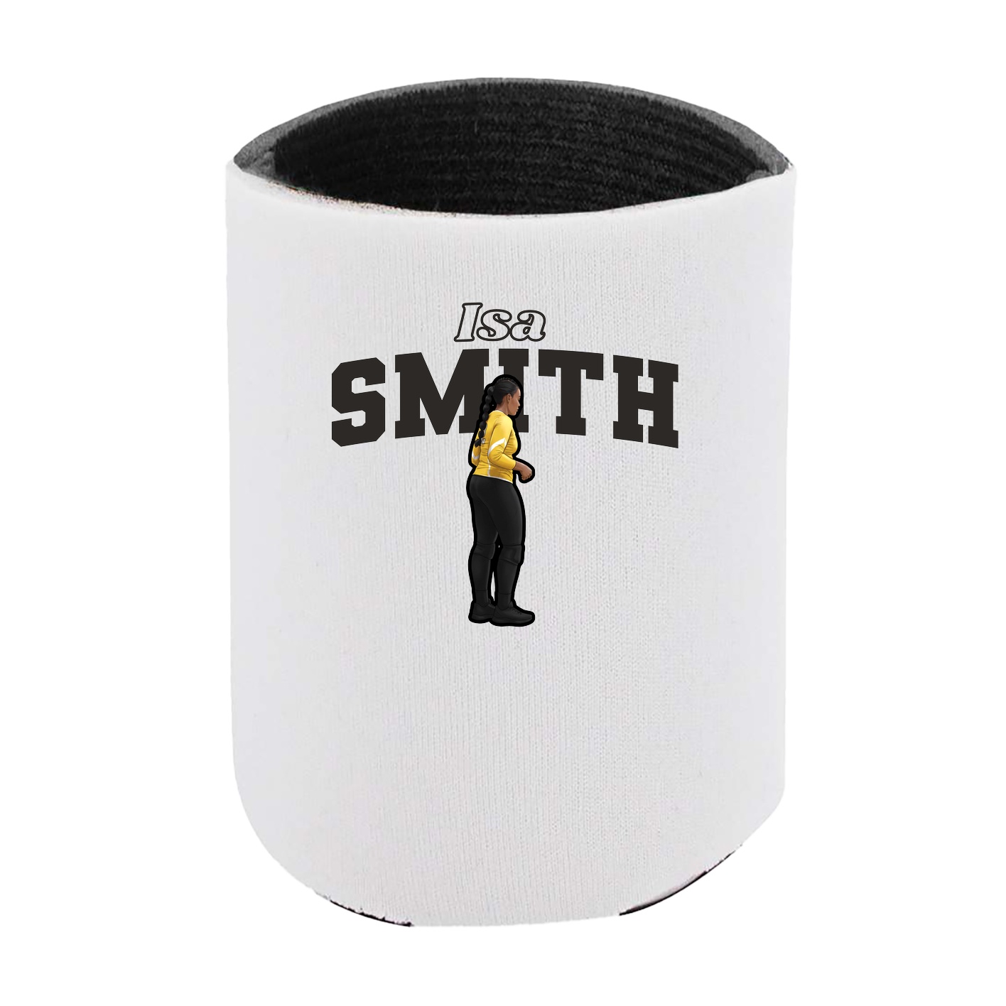 Can Holder — Name Arch in White