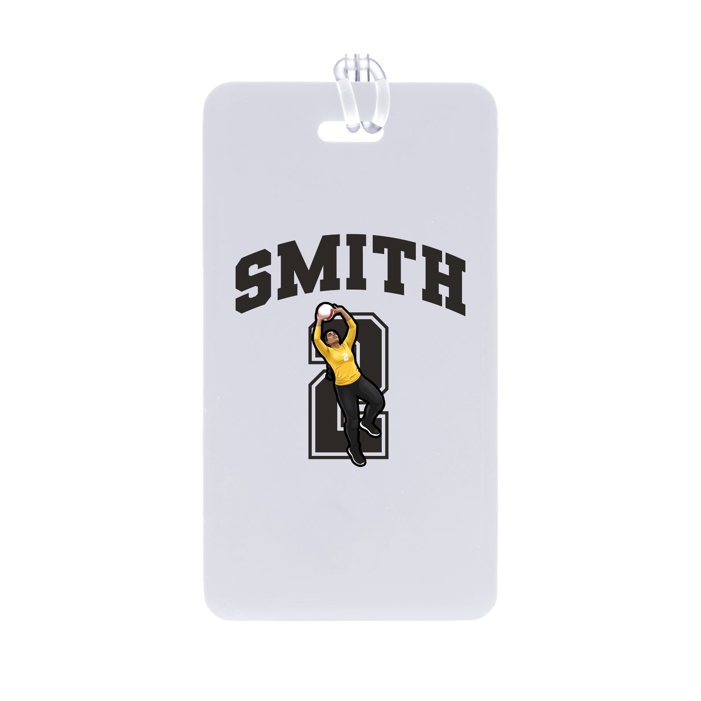 Bag Tag — Number in Classic