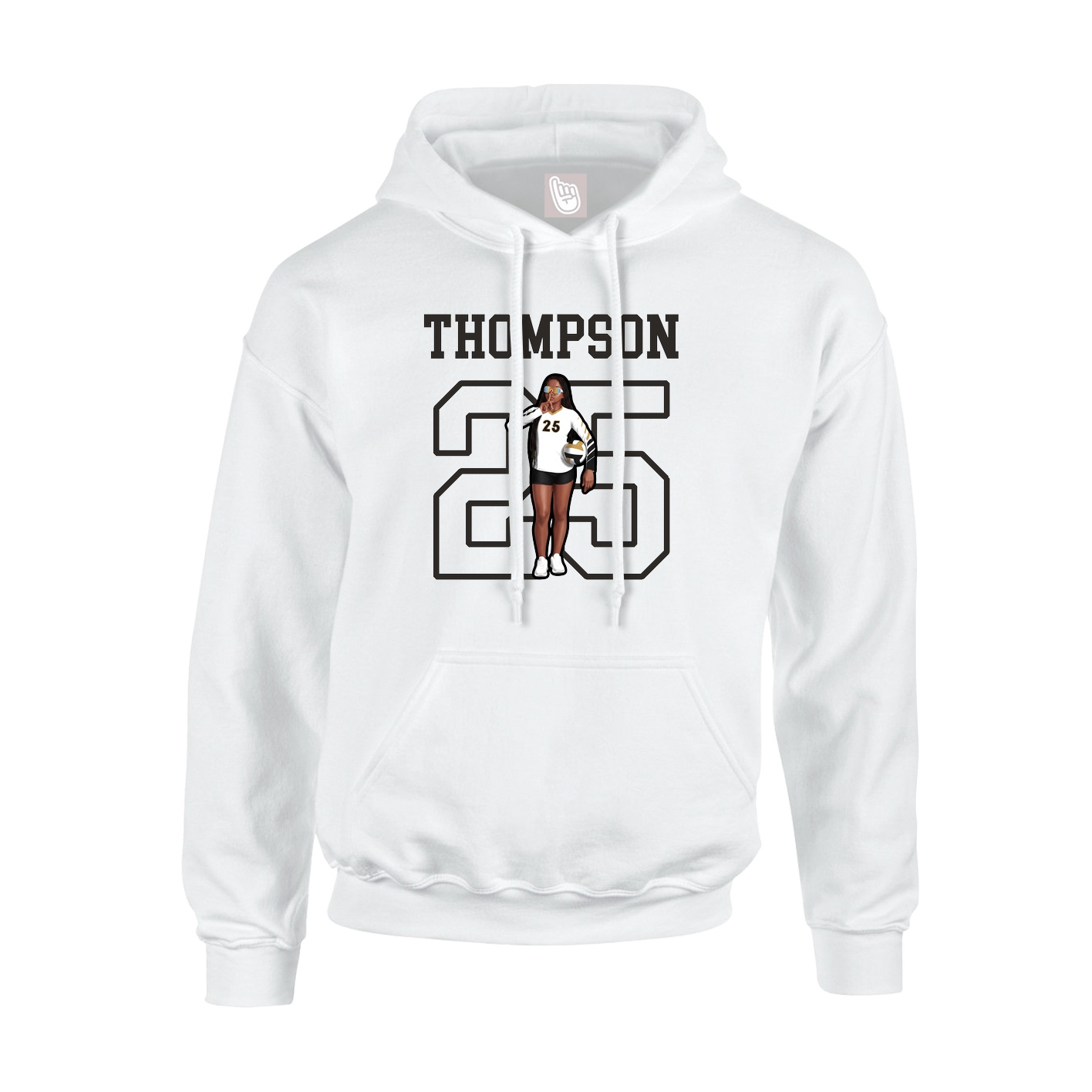 Hoodie — Shirsey in White